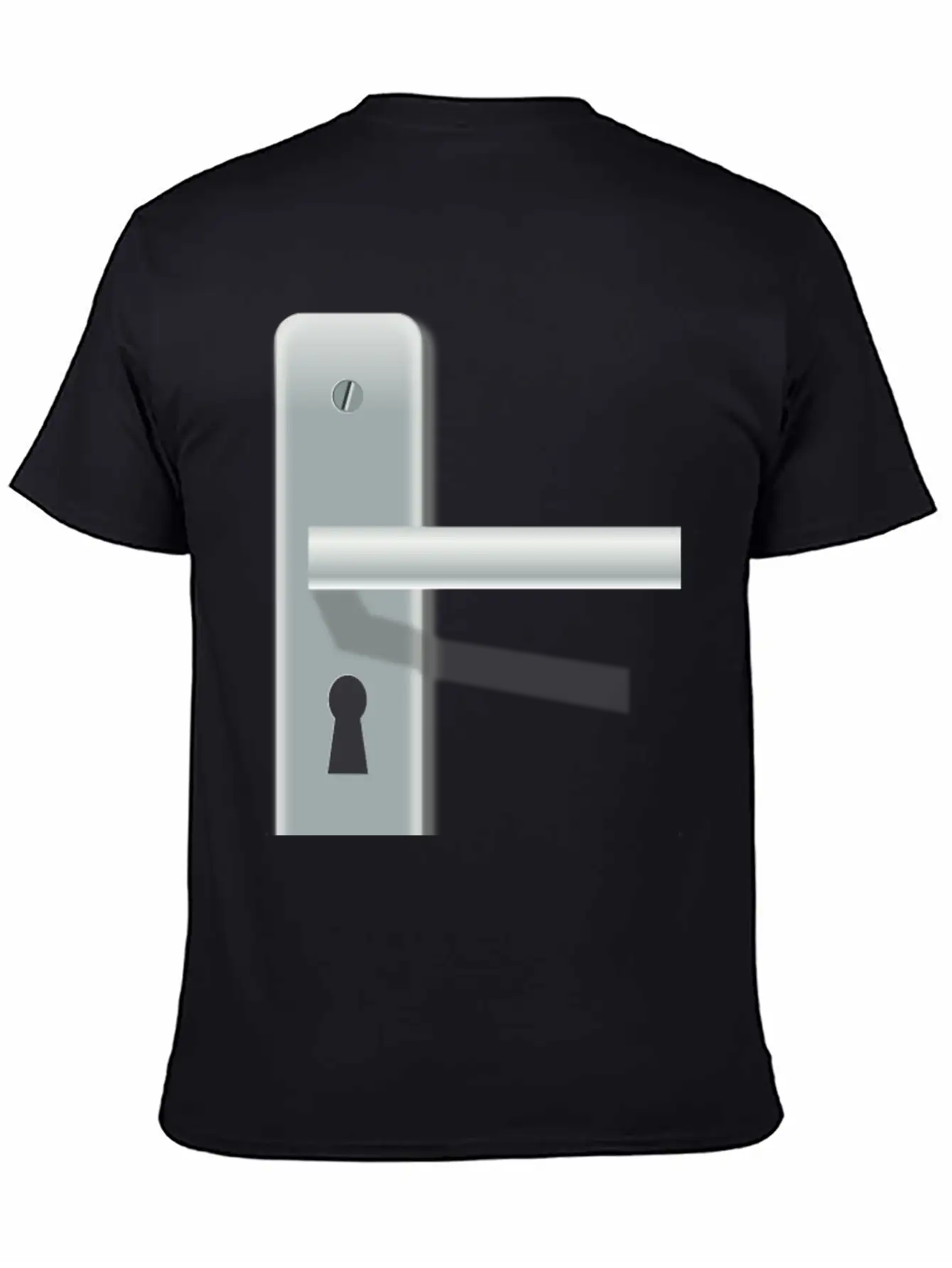 Doorlatch With Lock Breathable Soft Cotton T-Shirt – Timeless Casual Look