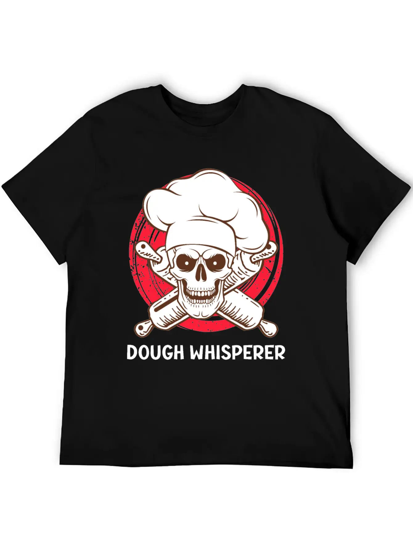Dough Whisperer Baking Lover Baking Confectioner Unisex Short Sleeve Soft Cotton T-Shirt – Casual Everyday Wear