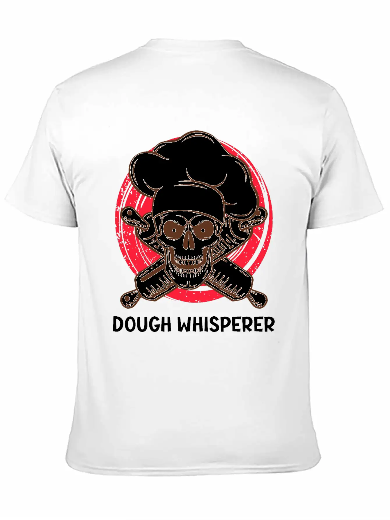 Dough Whisperer Baking Lover Baking Confectioner Unisex Short Sleeve Soft Cotton T-Shirt – Casual Everyday Wear