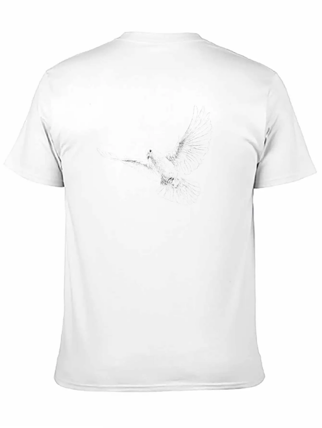 Dove Essential Cotton Tee For Daily Outfits – Unisex Style