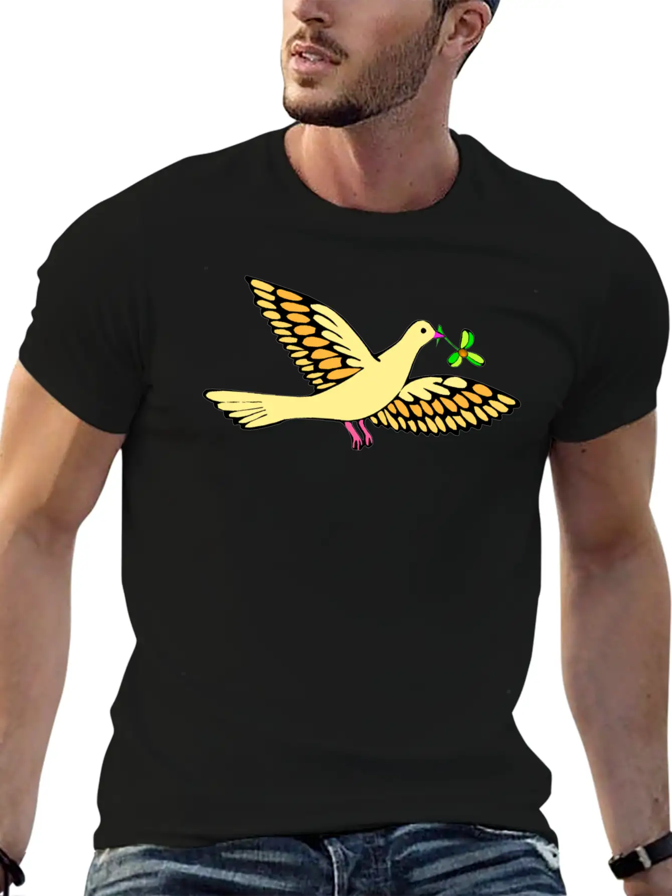 Dove40 Stylish Everyday T-Shirt – Unisex Basic Cotton Tee