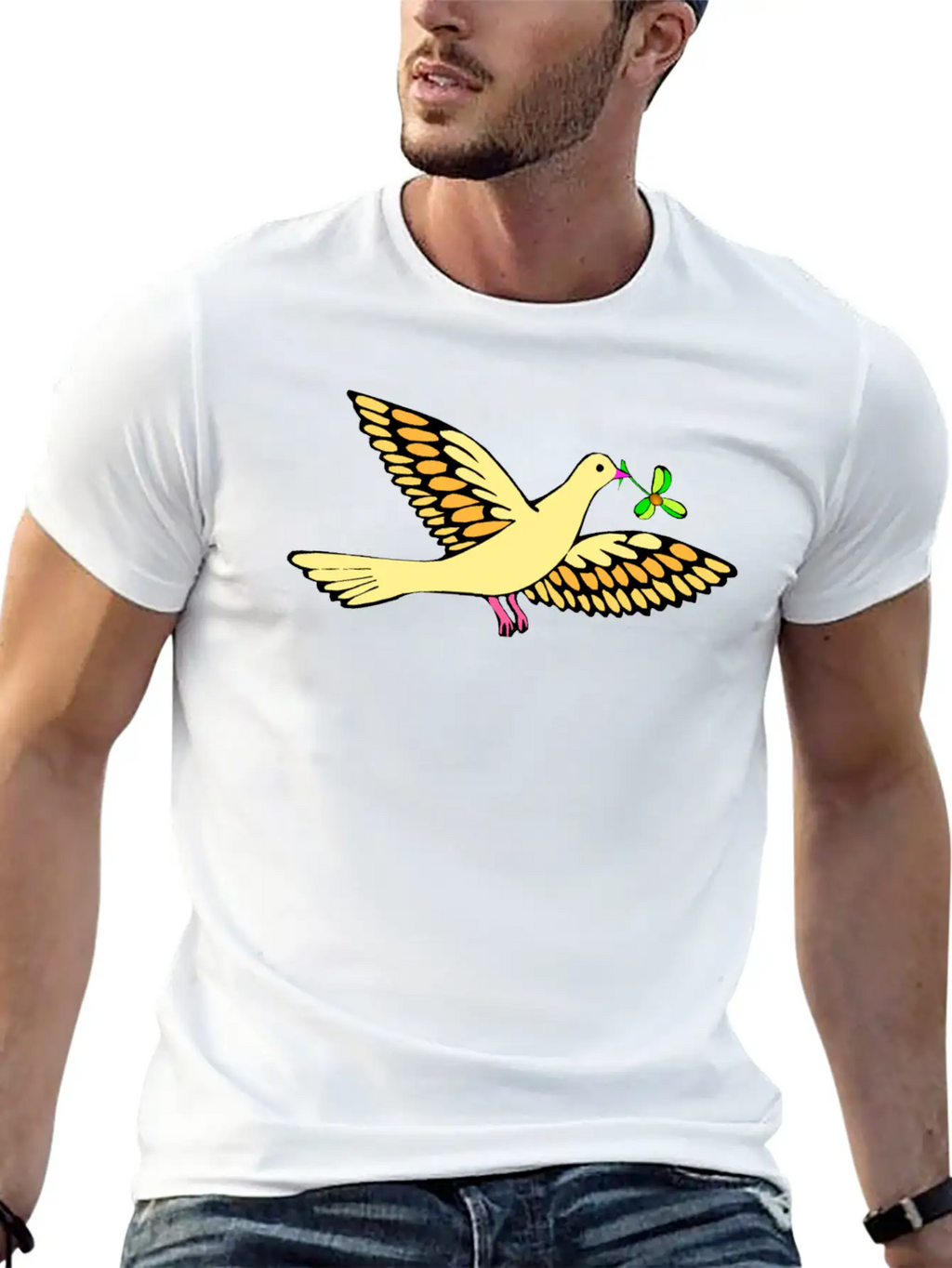 Dove40 Stylish Everyday T-Shirt – Unisex Basic Cotton Tee