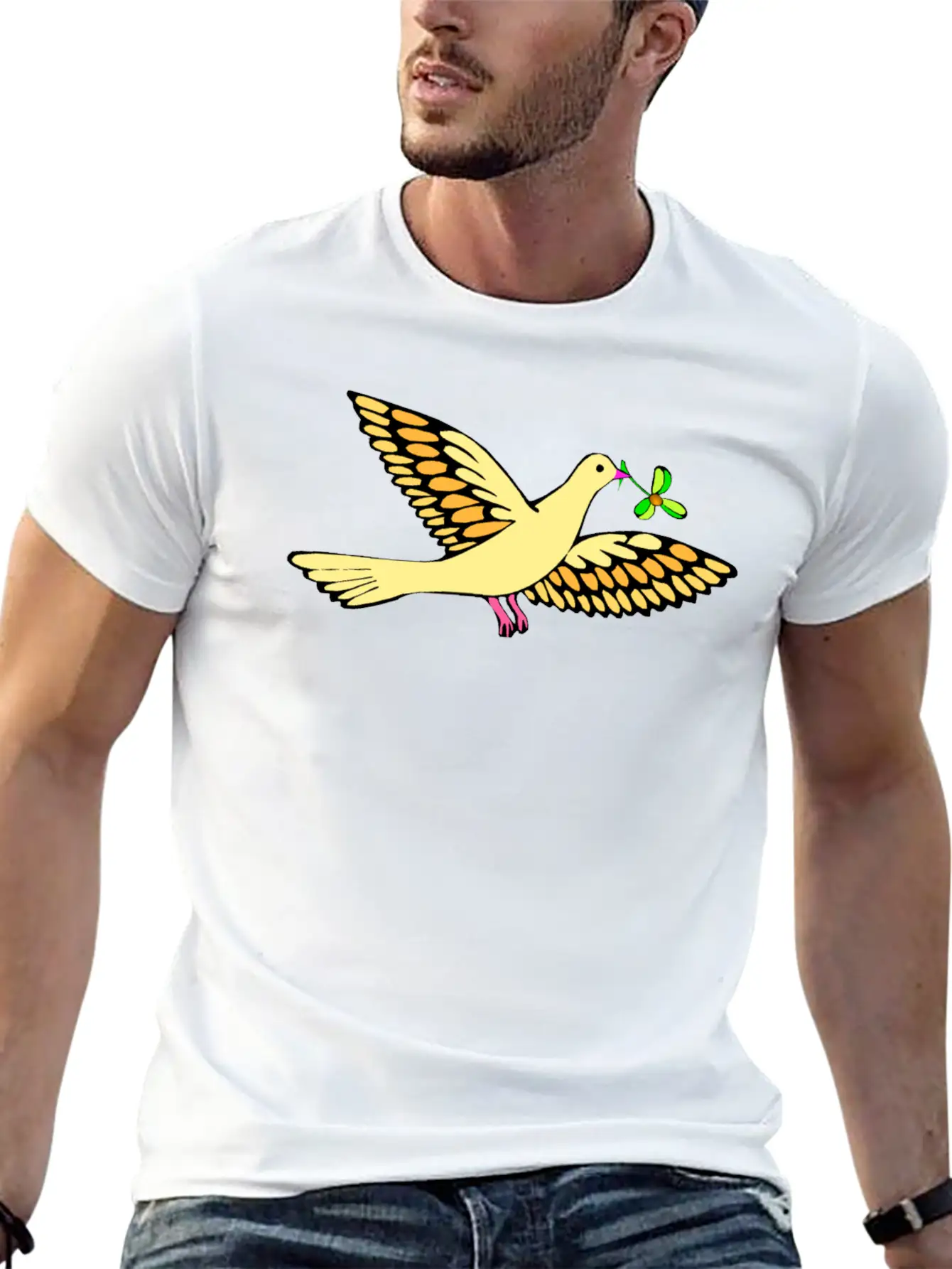 Dove40 Stylish Everyday T-Shirt – Unisex Basic Cotton Tee