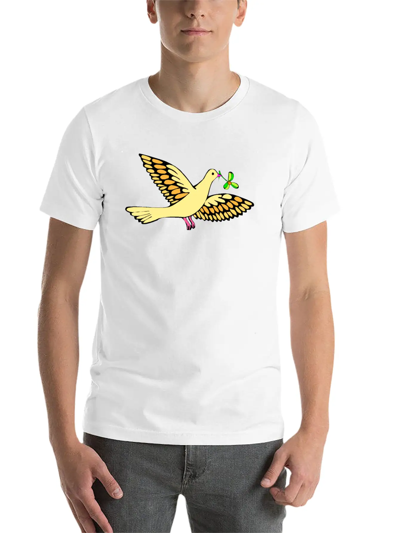 Dove40 Stylish Everyday T-Shirt – Unisex Basic Cotton Tee