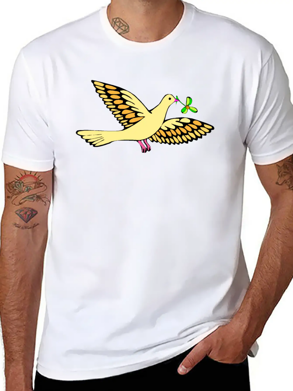 Dove40 Stylish Everyday T-Shirt – Unisex Basic Cotton Tee