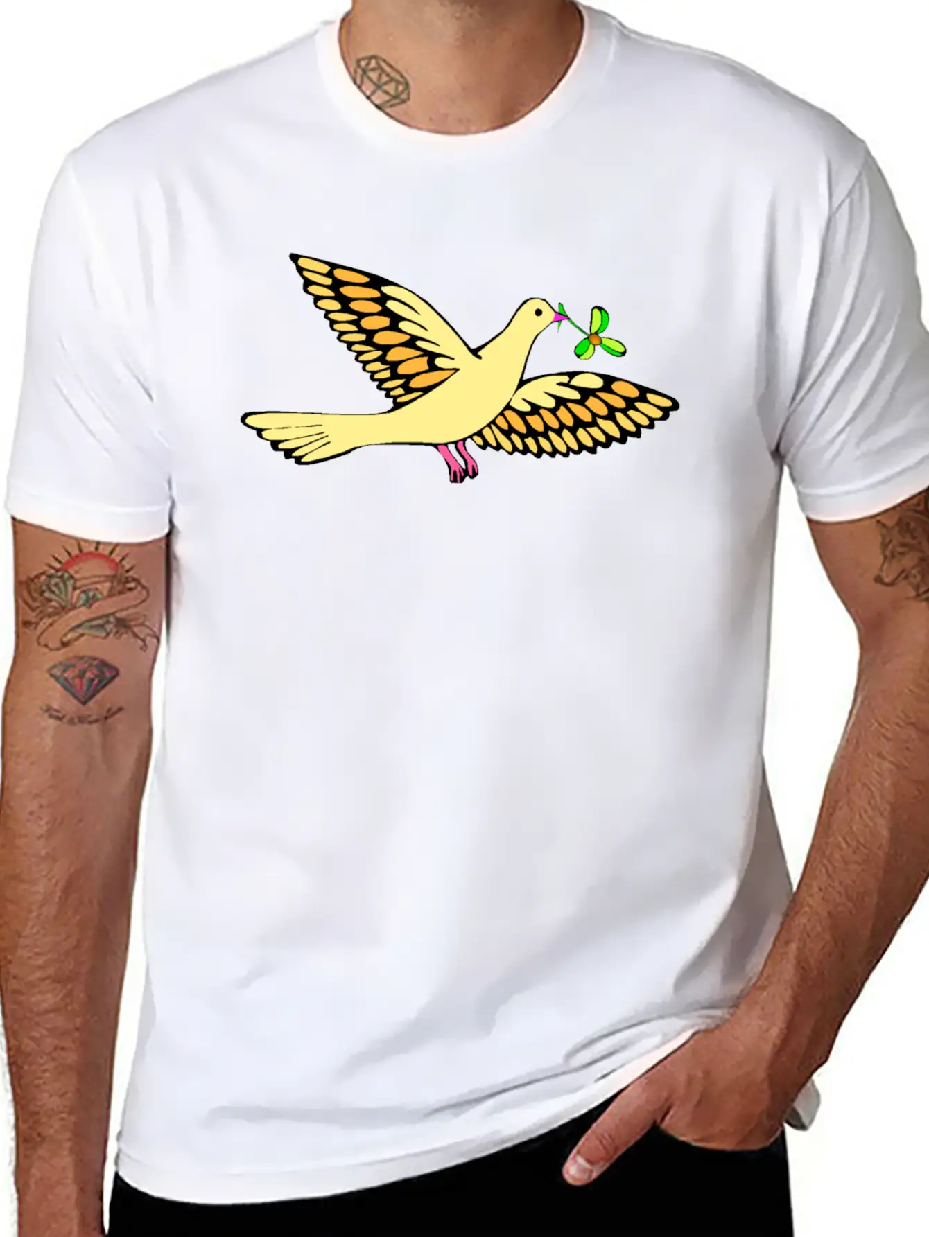 Dove40 Stylish Everyday T-Shirt – Unisex Basic Cotton Tee