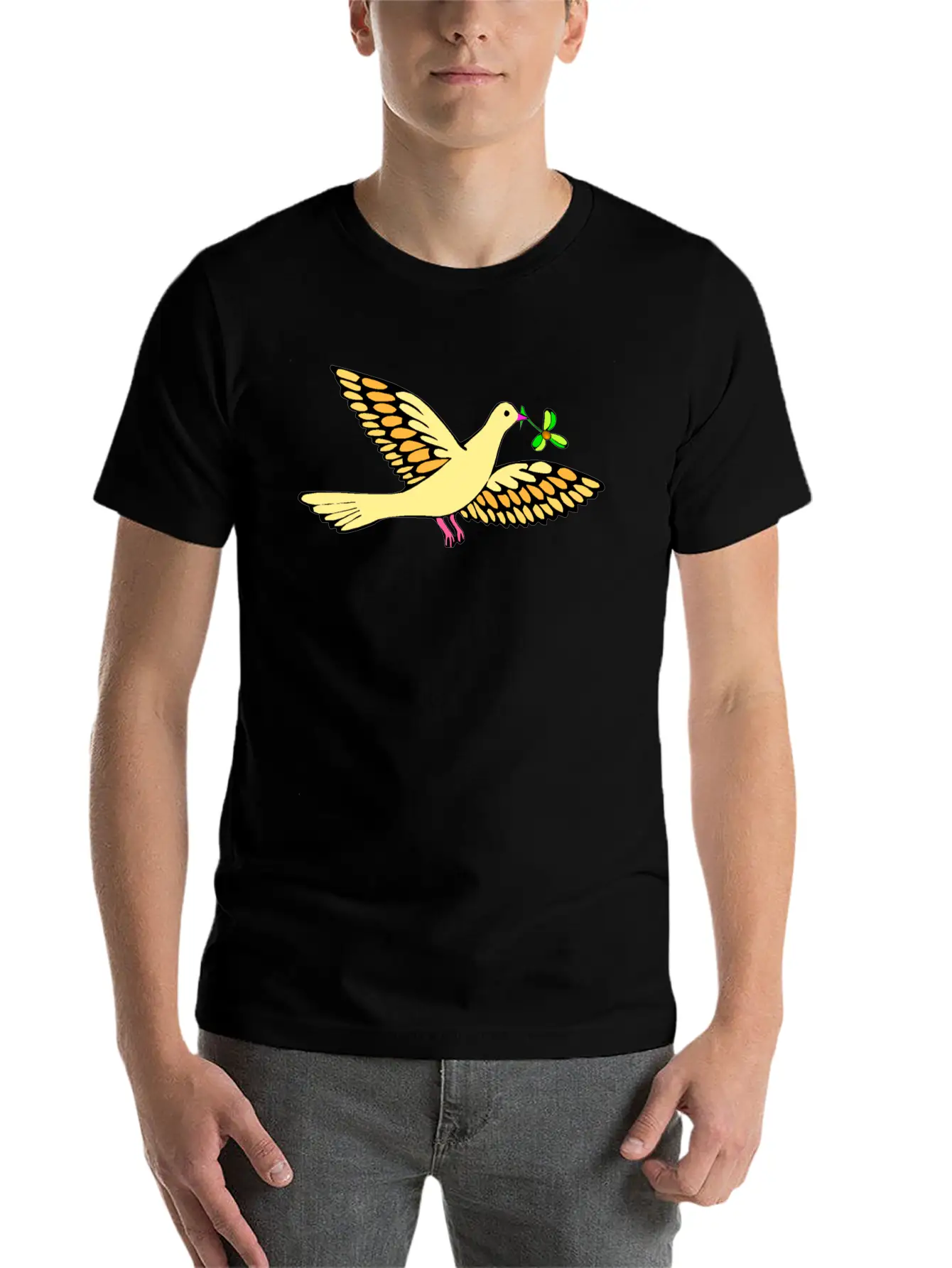 Dove40 Stylish Everyday T-Shirt – Unisex Basic Cotton Tee