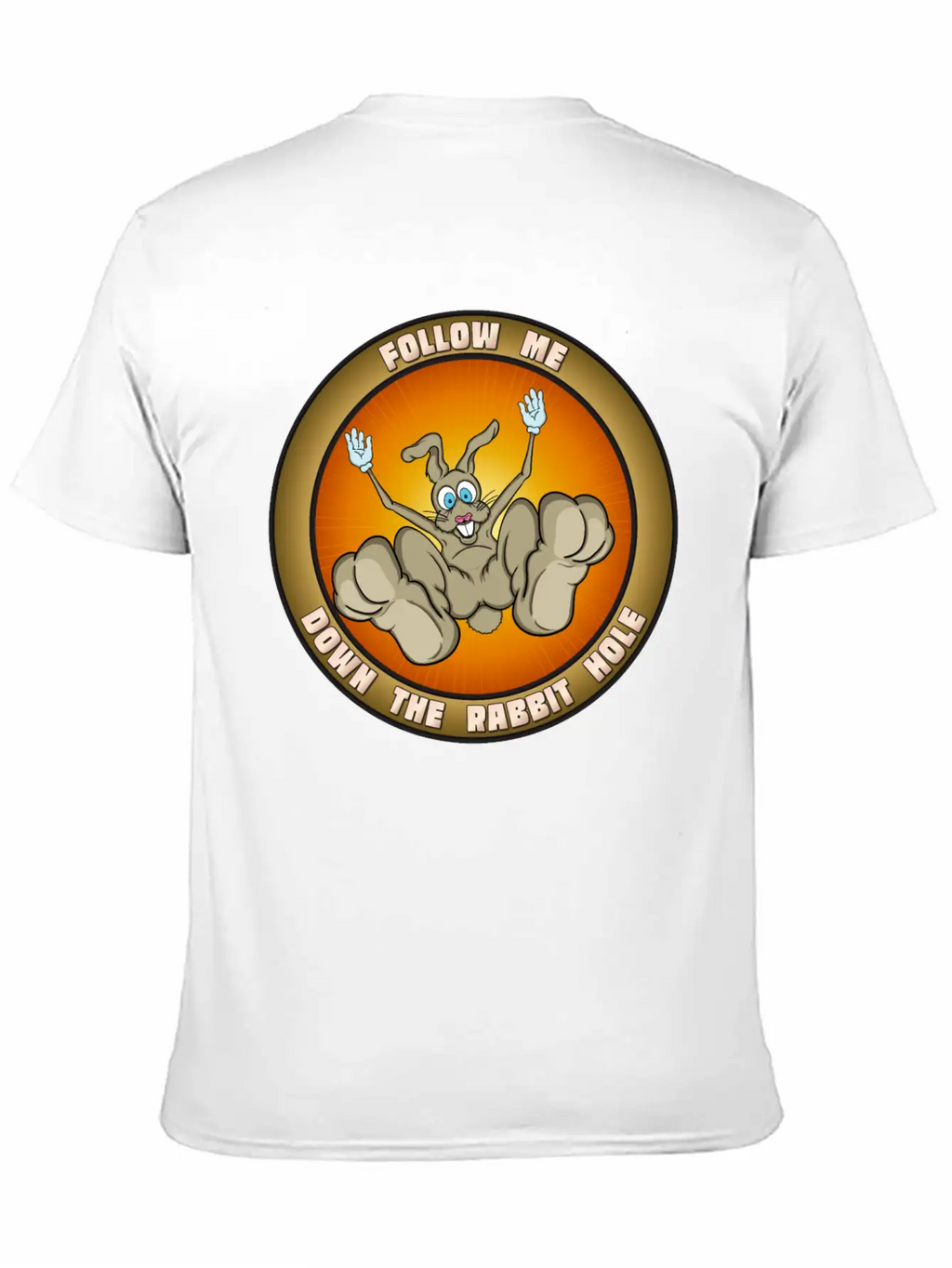 Down The Rabbit Hole Casual Graphic T-Shirt – Simple And Comfortable Daily Wear