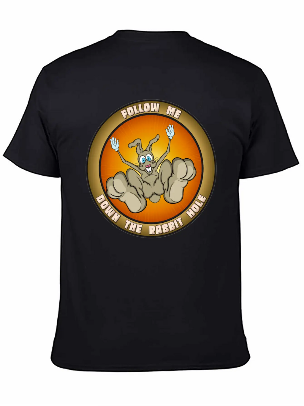 Down The Rabbit Hole Casual Graphic T-Shirt – Simple And Comfortable Daily Wear