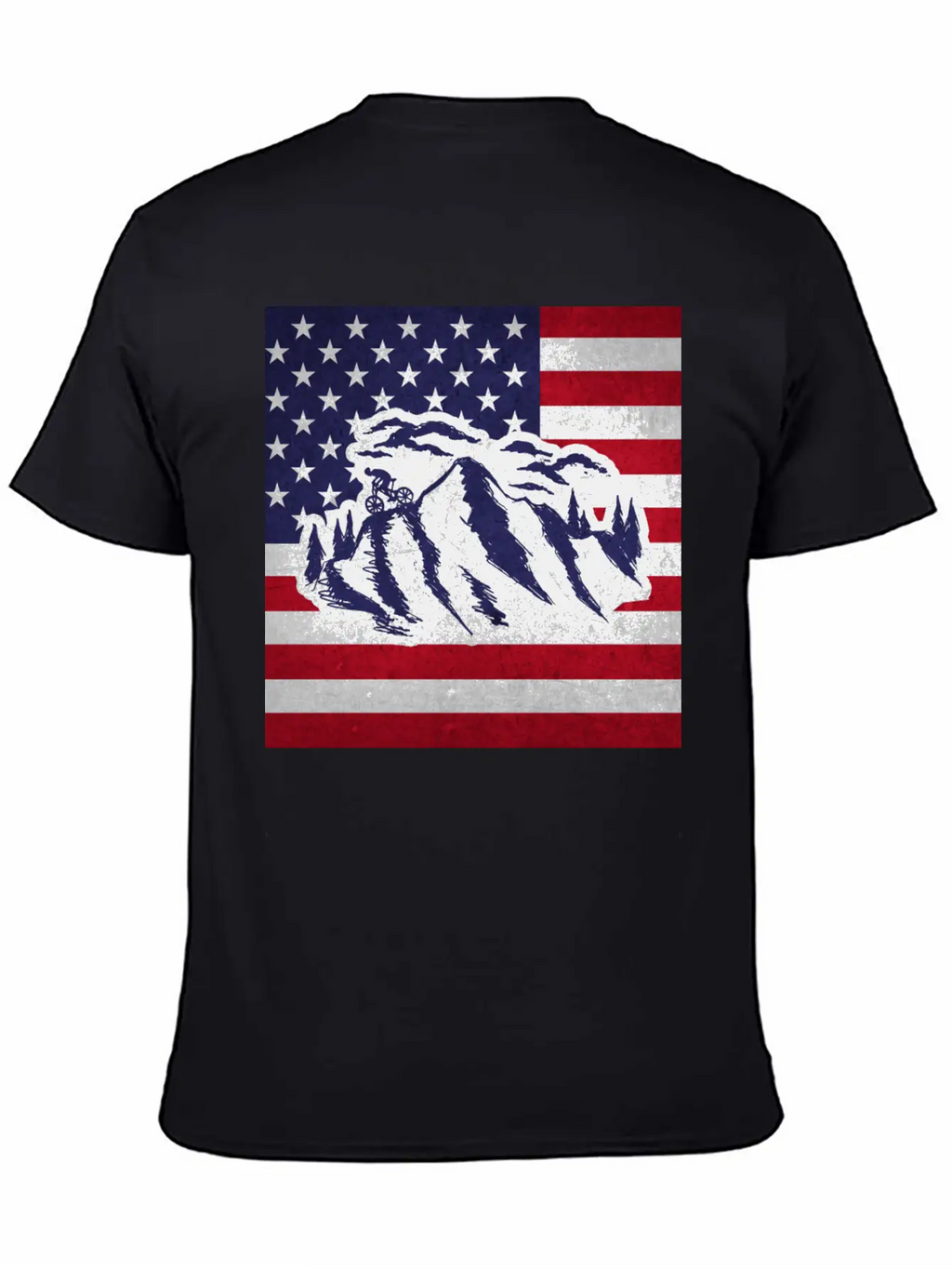 Downhill Mountain Bike Unisex Short Sleeve Soft Cotton T-Shirt – Casual Everyday Wear