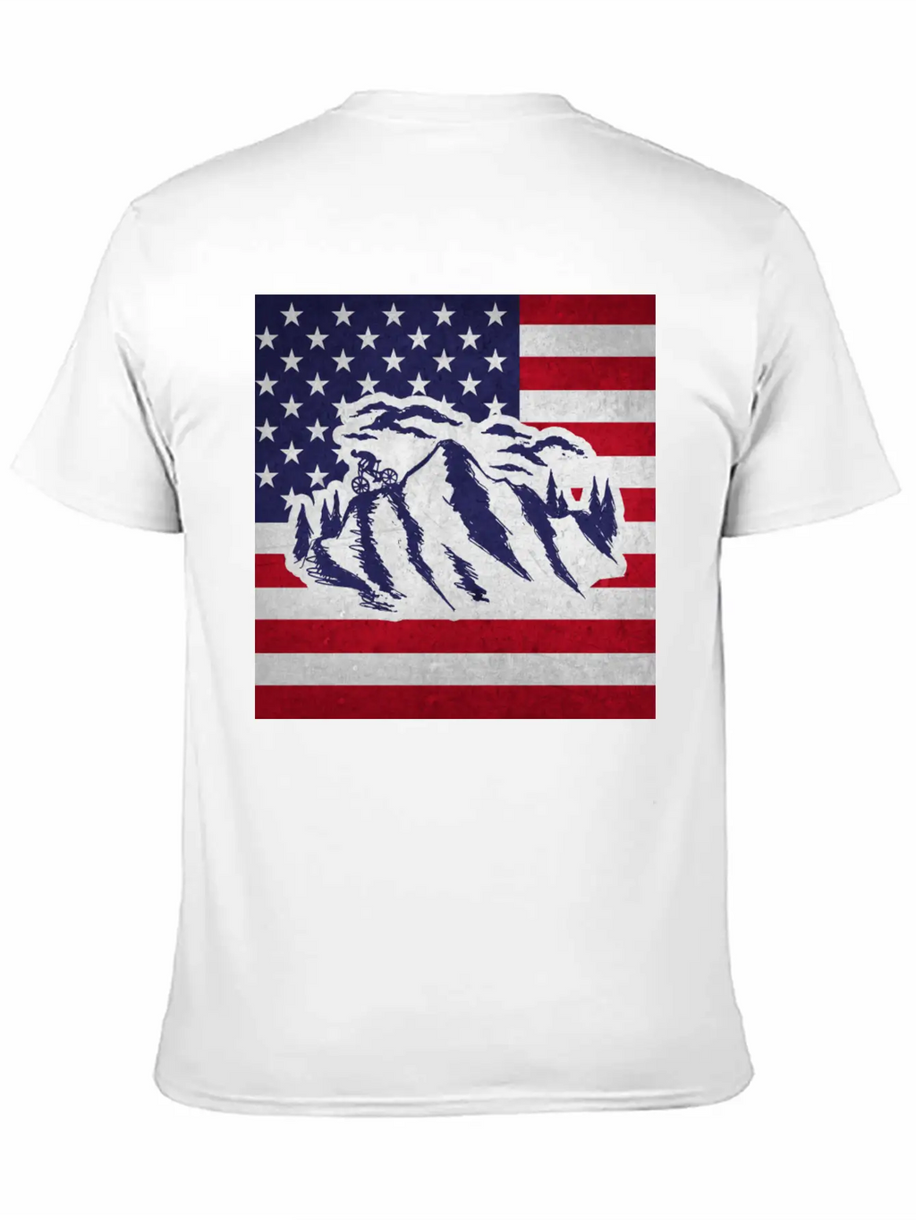 Downhill Mountain Bike Unisex Short Sleeve Soft Cotton T-Shirt – Casual Everyday Wear