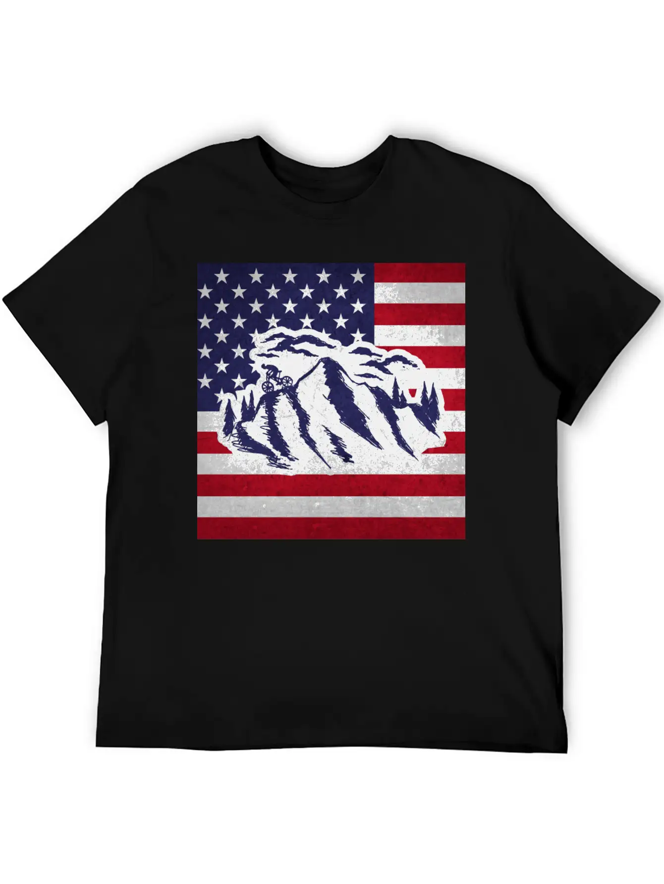 Downhill Mountain Bike Unisex Short Sleeve Soft Cotton T-Shirt – Casual Everyday Wear