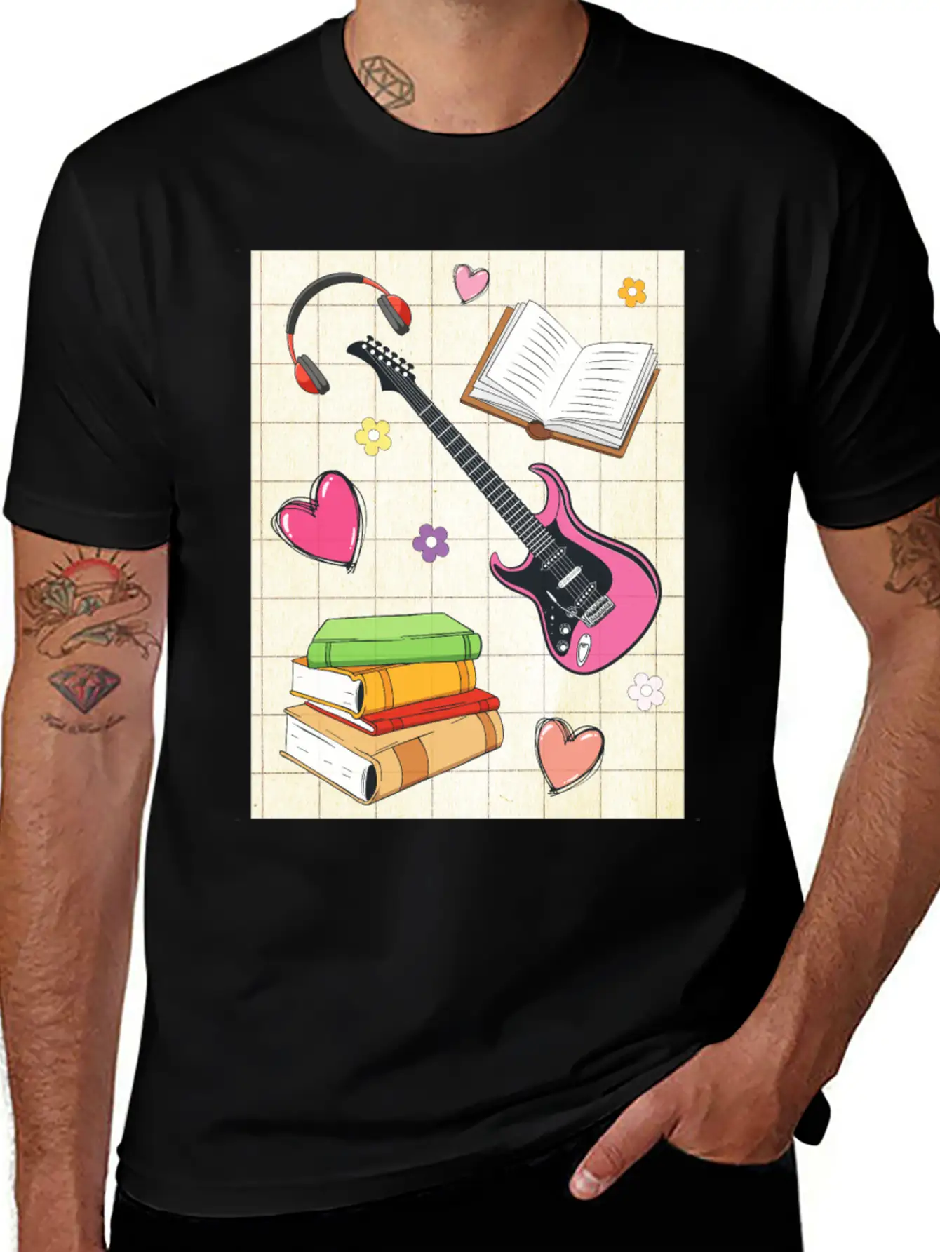 Downtown Girl Aesthetic Pattern Coquette Aesthetic Classic Fit Graphic Tee For Daily Comfort – Unisex Cotton Shirt