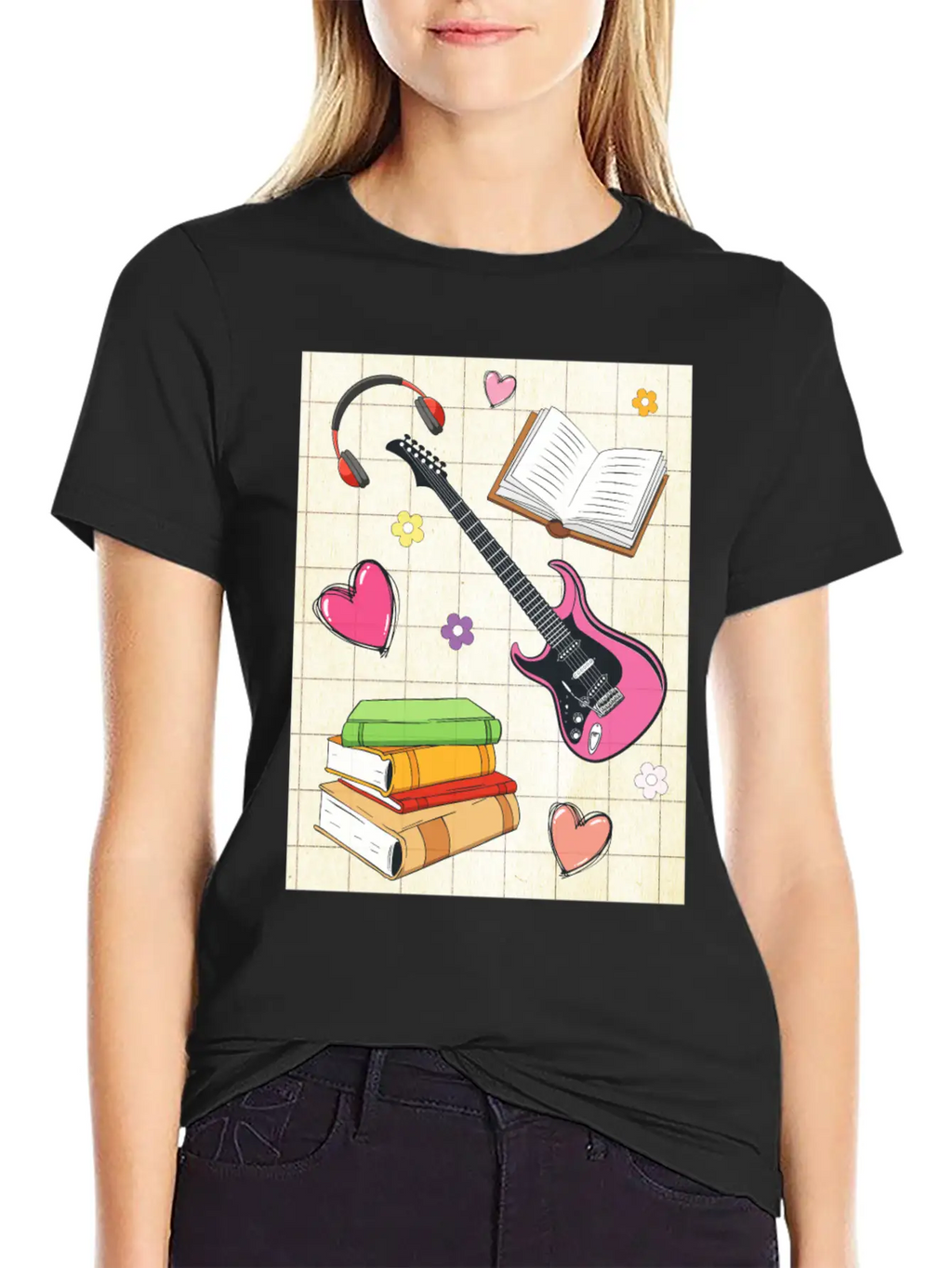 Downtown Girl Aesthetic Pattern Coquette Aesthetic Classic Fit Graphic Tee For Daily Comfort – Unisex Cotton Shirt