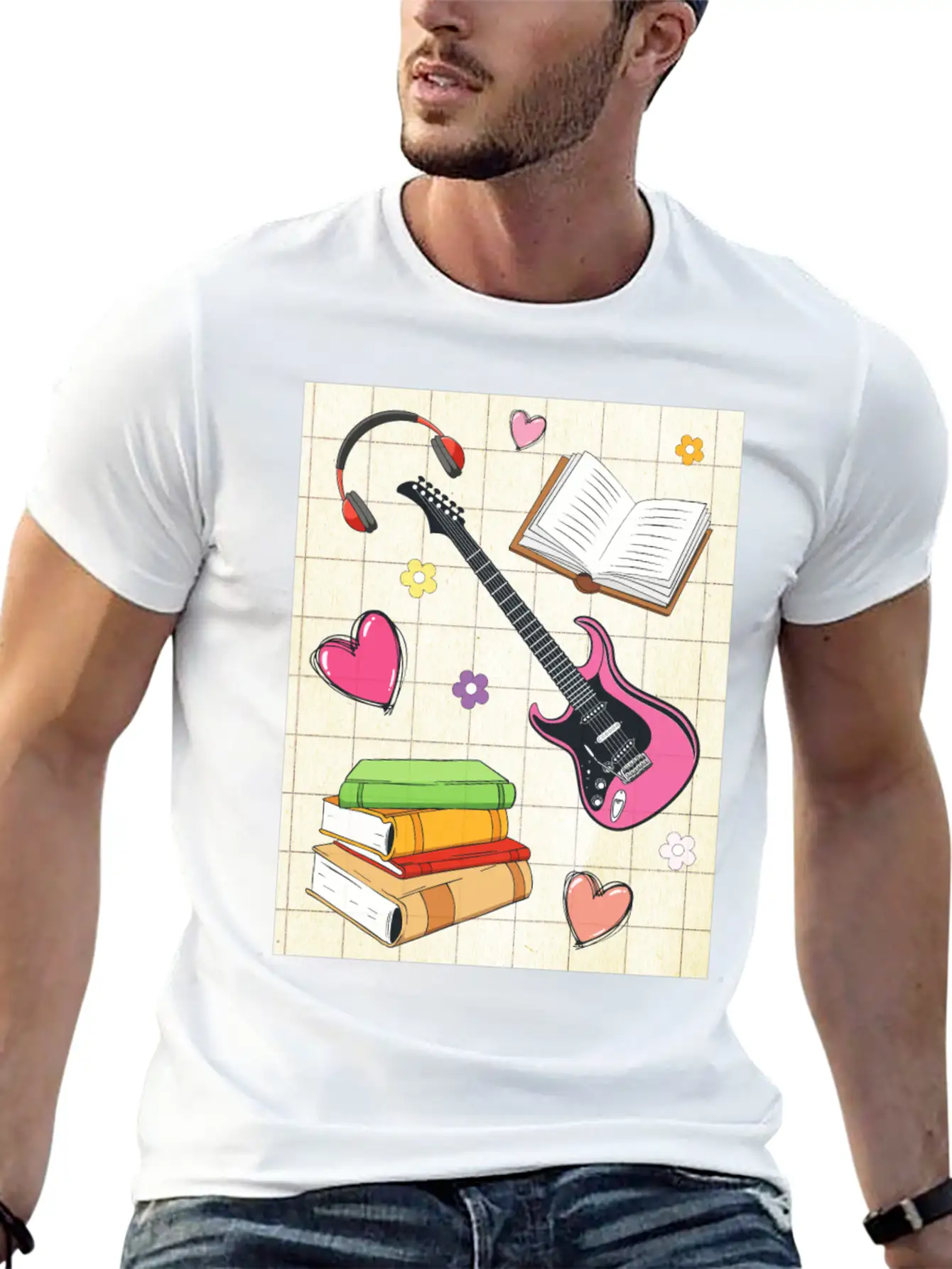 Downtown Girl Aesthetic Pattern Coquette Aesthetic Classic Fit Graphic Tee For Daily Comfort – Unisex Cotton Shirt