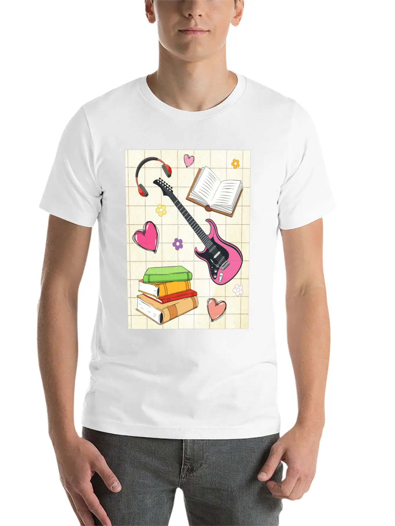 Downtown Girl Aesthetic Pattern Coquette Aesthetic Classic Fit Graphic Tee For Daily Comfort – Unisex Cotton Shirt