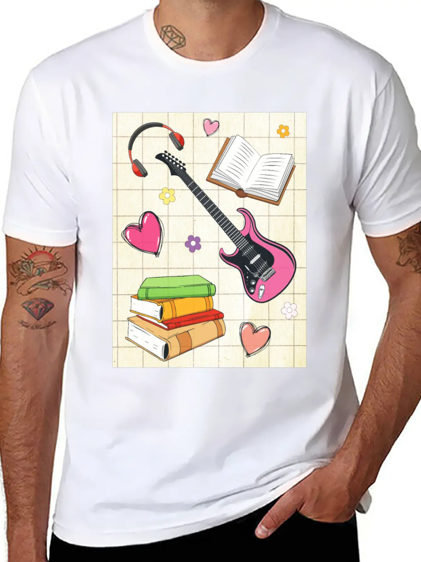 Downtown Girl Aesthetic Pattern Coquette Aesthetic Classic Fit Graphic Tee For Daily Comfort – Unisex Cotton Shirt