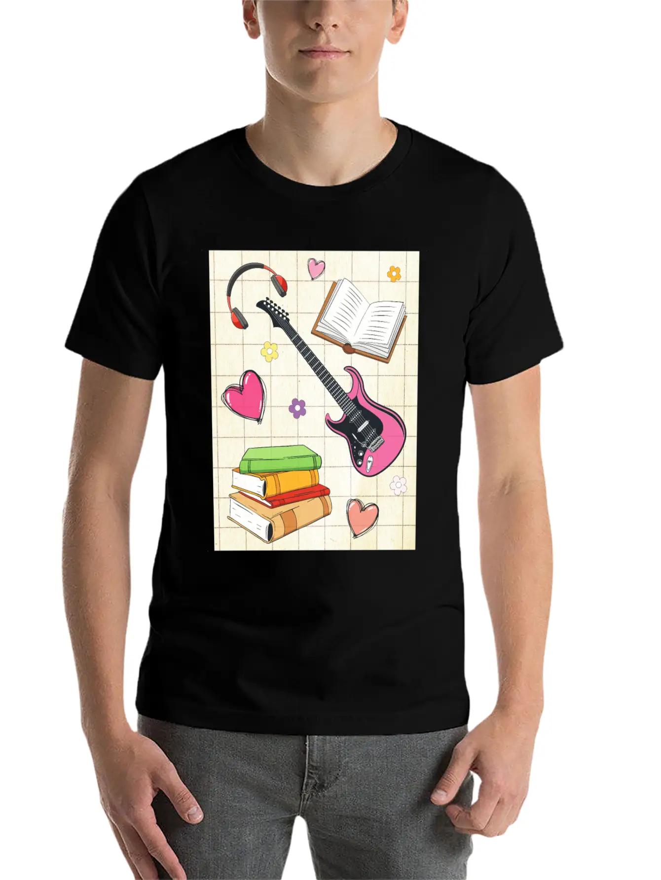 Downtown Girl Aesthetic Pattern Coquette Aesthetic Classic Fit Graphic Tee For Daily Comfort – Unisex Cotton Shirt