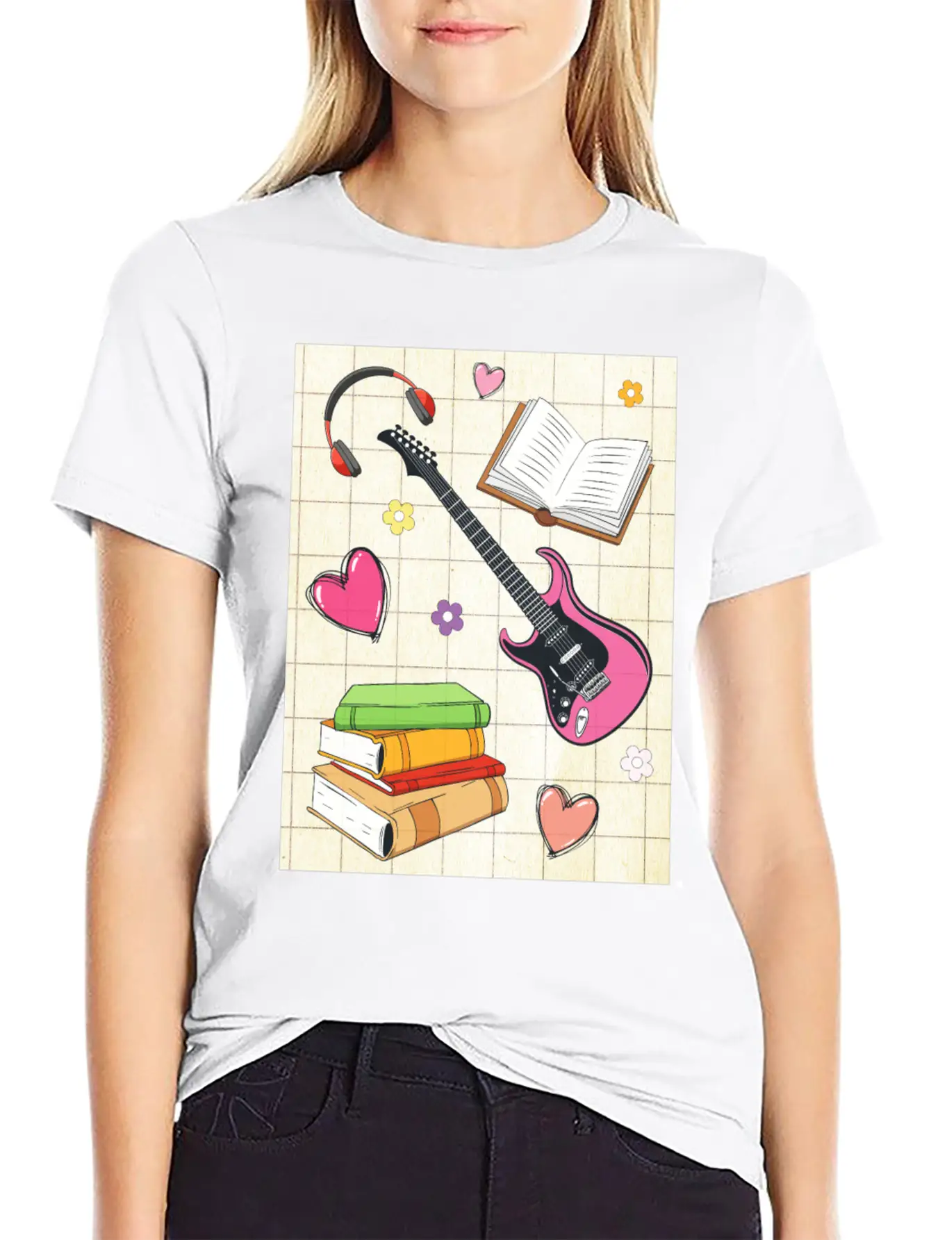 Downtown Girl Aesthetic Pattern Coquette Aesthetic Classic Fit Graphic Tee For Daily Comfort – Unisex Cotton Shirt
