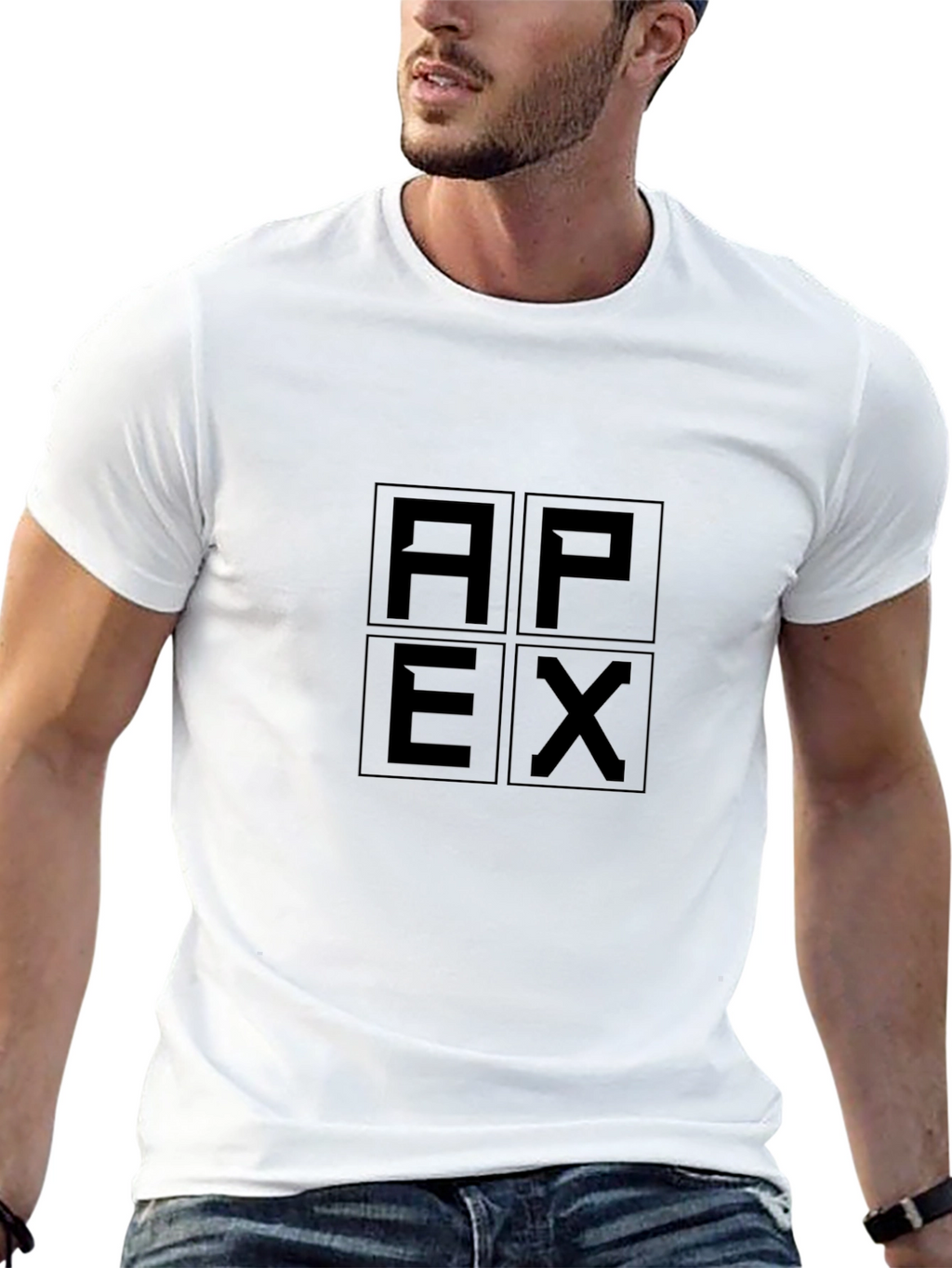 Apex Block Logo Black T-Shirt