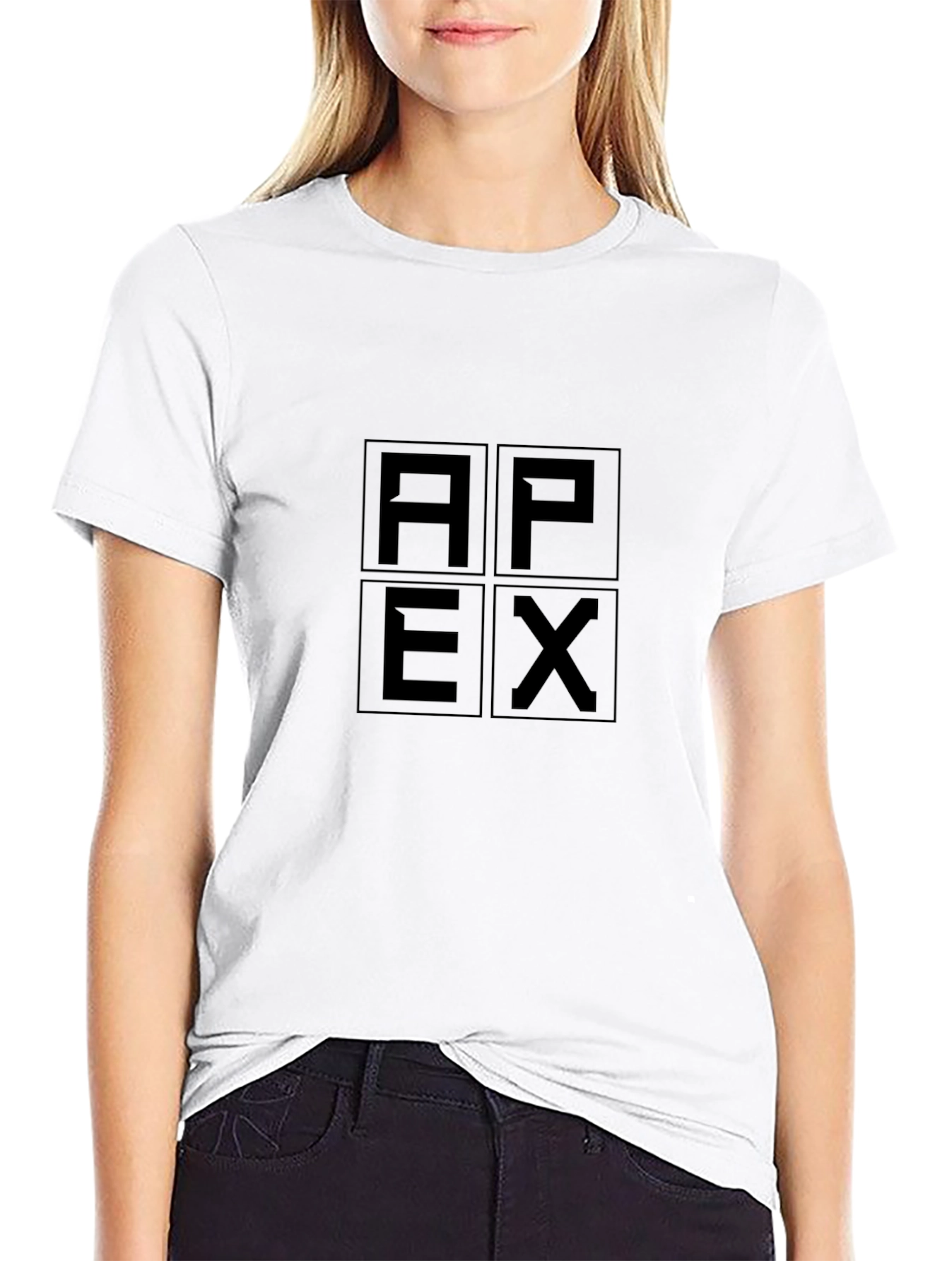 Apex Block Logo Black T-Shirt