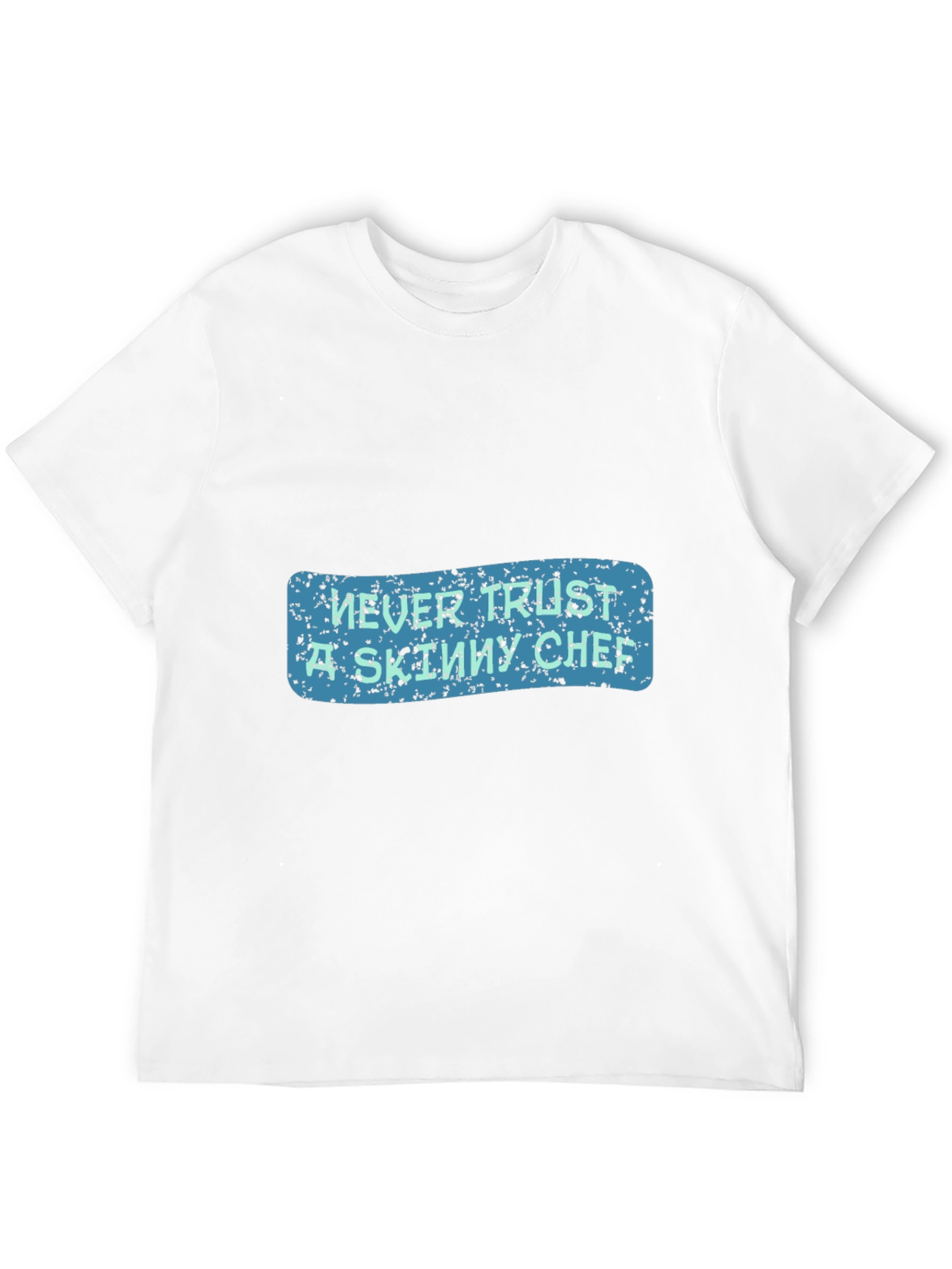 Never Trust a Skinny Chef Graphic Tee - Black