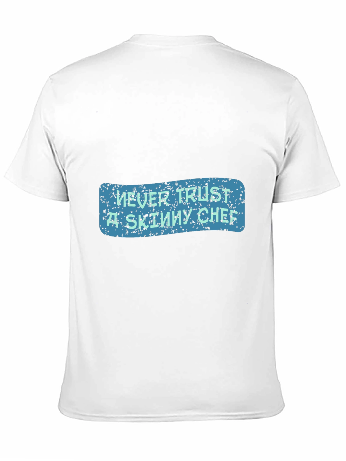 Never Trust a Skinny Chef Graphic Tee - Black