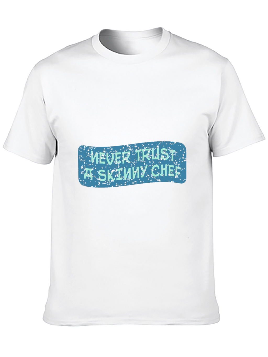 Never Trust a Skinny Chef Graphic Tee - Black