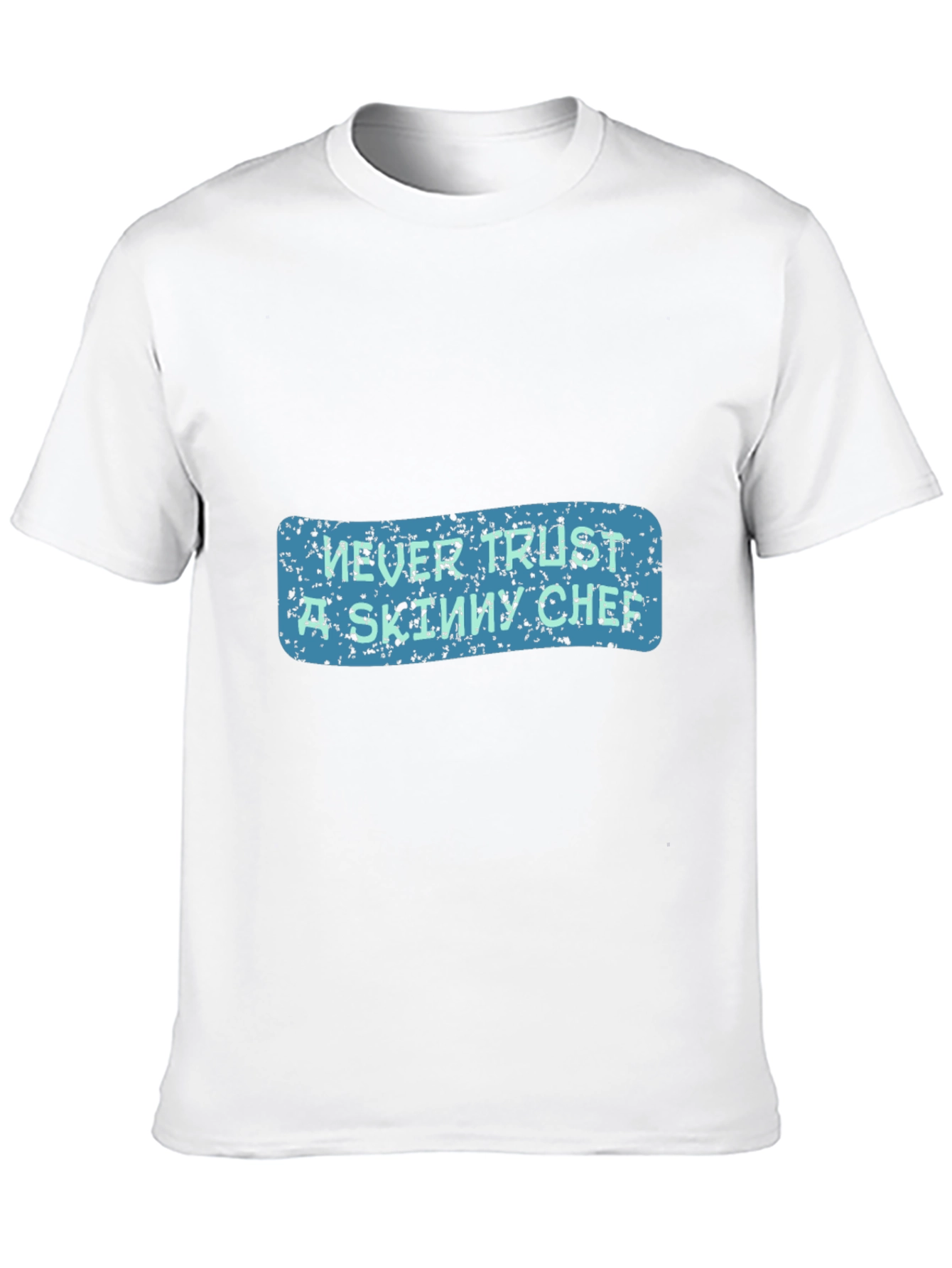 Never Trust a Skinny Chef Graphic Tee - Black