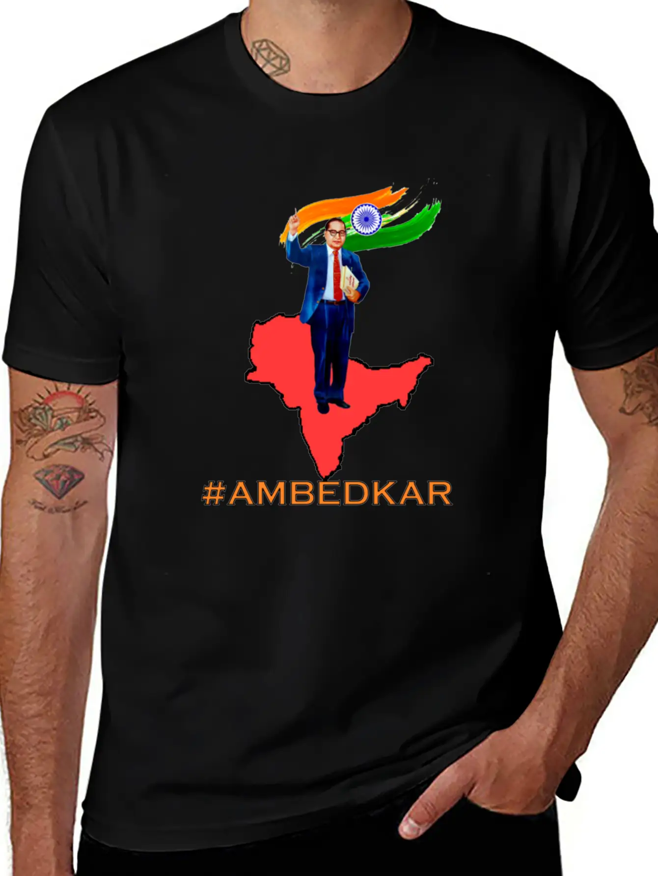 Dr B R AMBEDKAR Casual Graphic T-Shirt – Simple And Comfortable Daily Wear