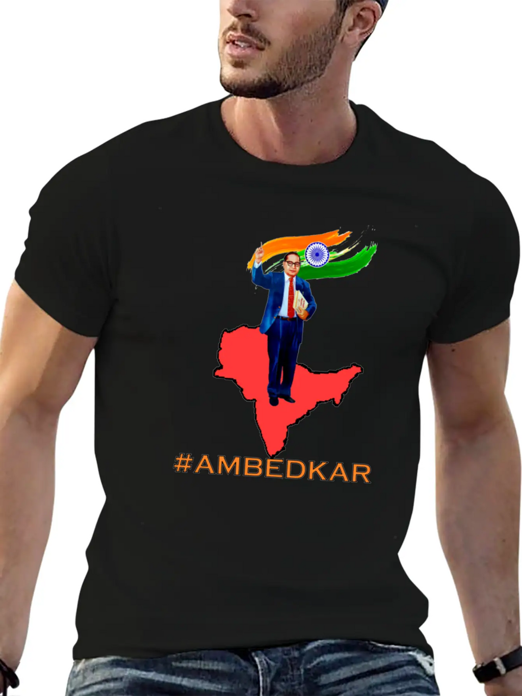 Dr B R AMBEDKAR Casual Graphic T-Shirt – Simple And Comfortable Daily Wear
