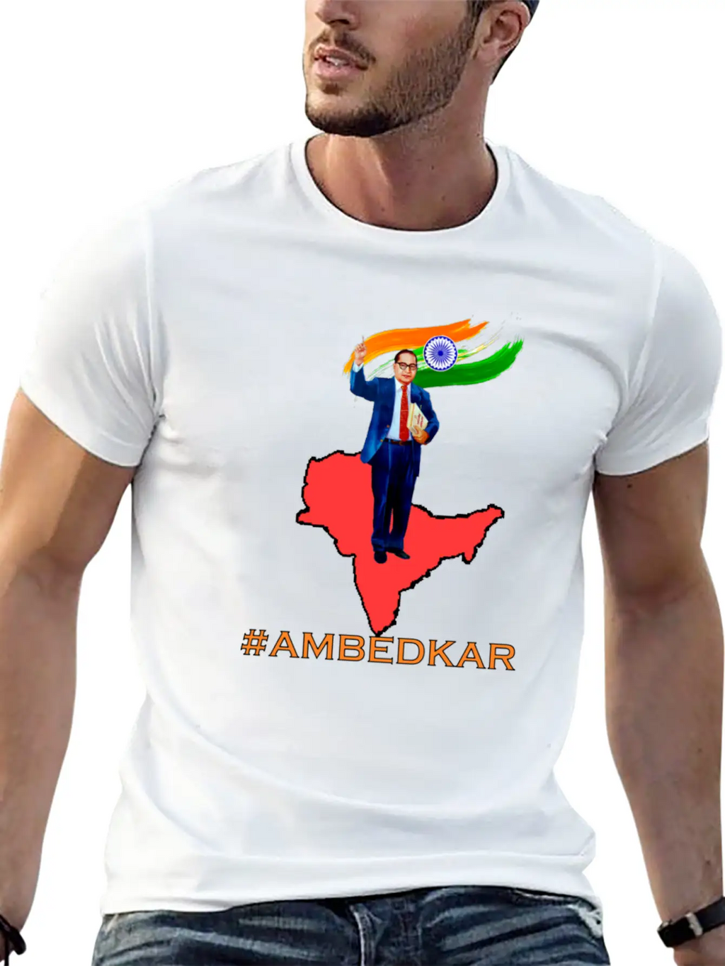 Dr B R AMBEDKAR Casual Graphic T-Shirt – Simple And Comfortable Daily Wear