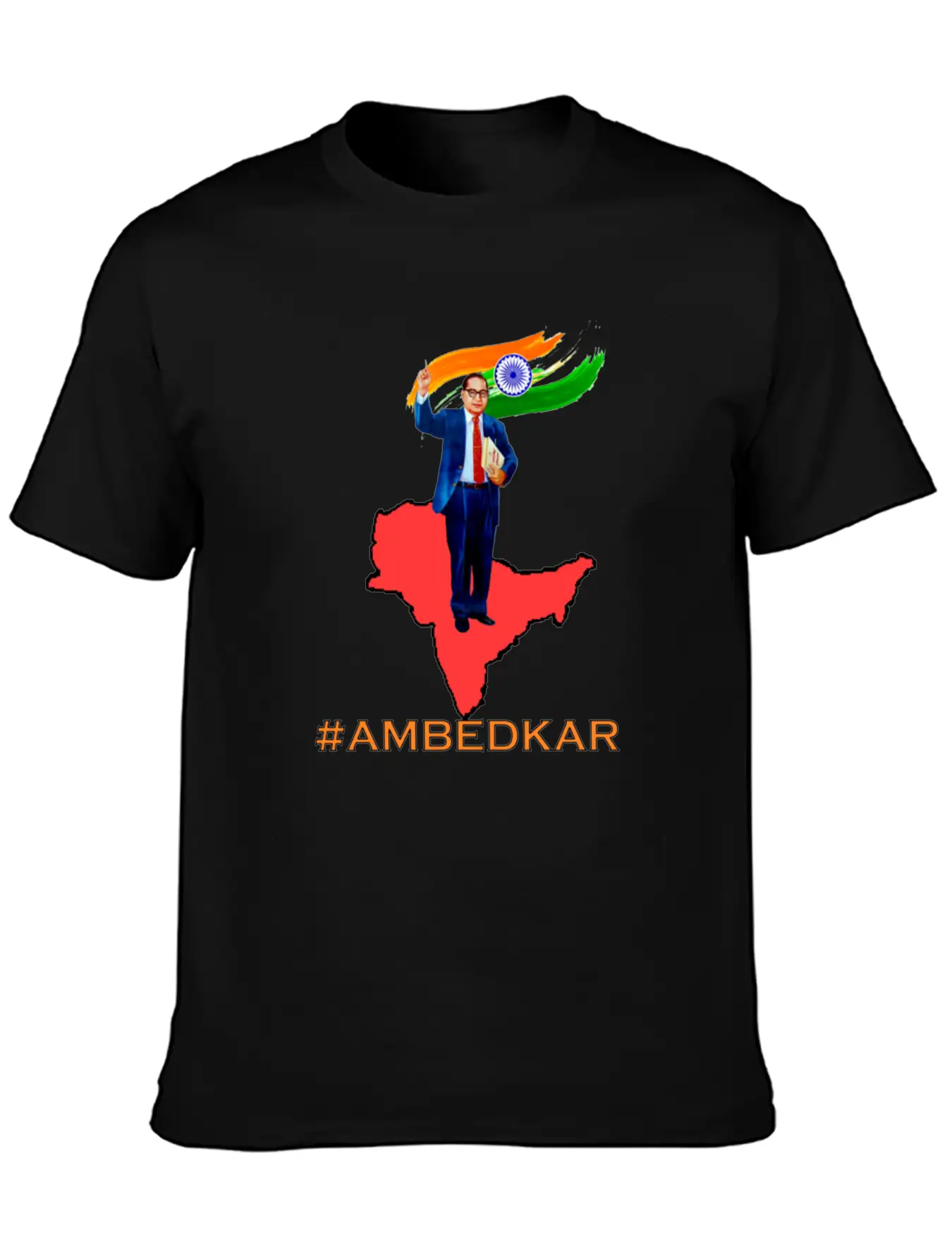 Dr B R AMBEDKAR Casual Graphic T-Shirt – Simple And Comfortable Daily Wear