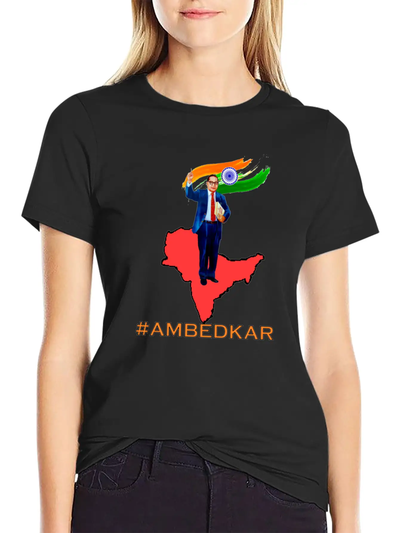 Dr B R AMBEDKAR Casual Graphic T-Shirt – Simple And Comfortable Daily Wear