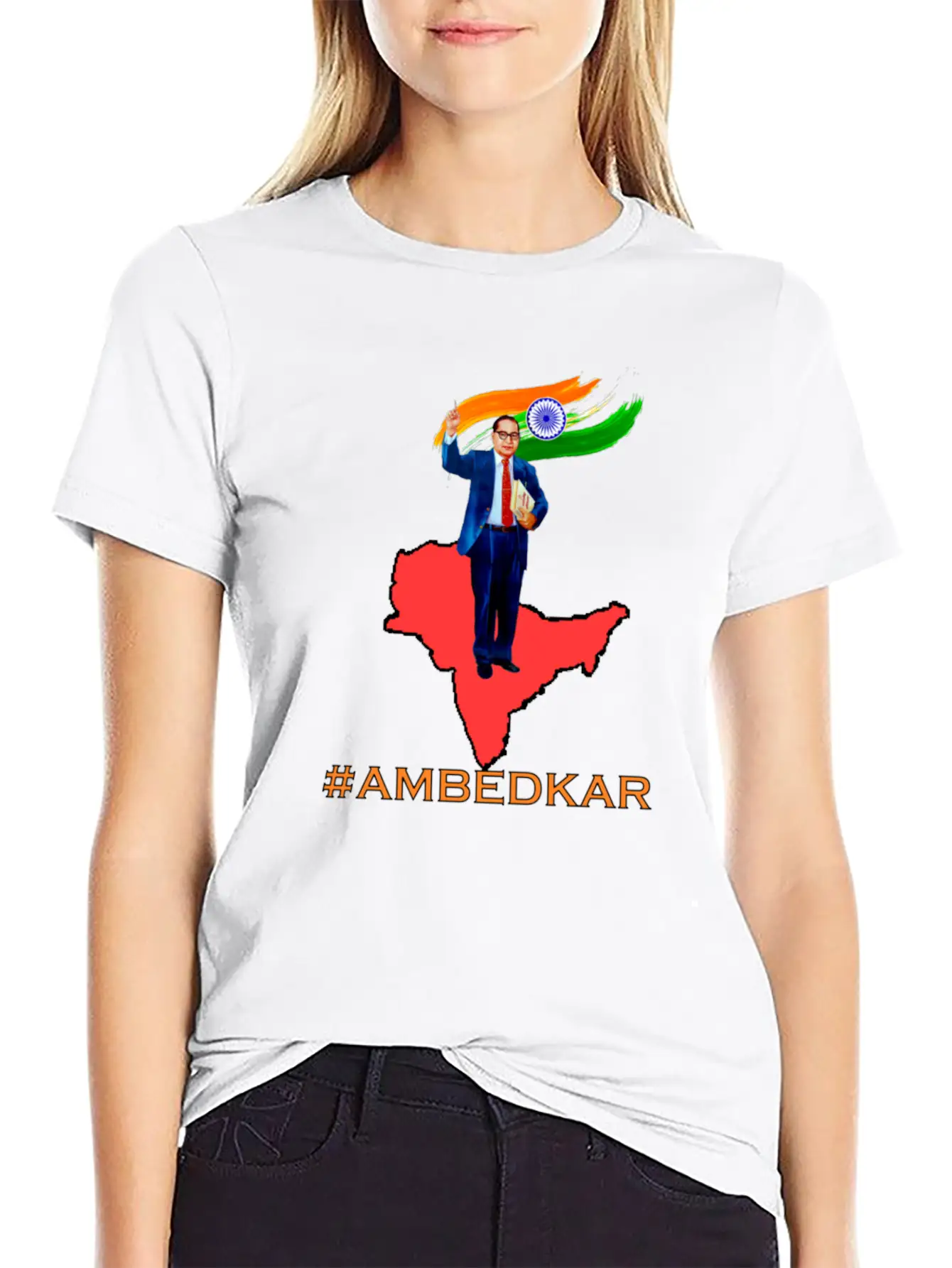 Dr B R AMBEDKAR Casual Graphic T-Shirt – Simple And Comfortable Daily Wear