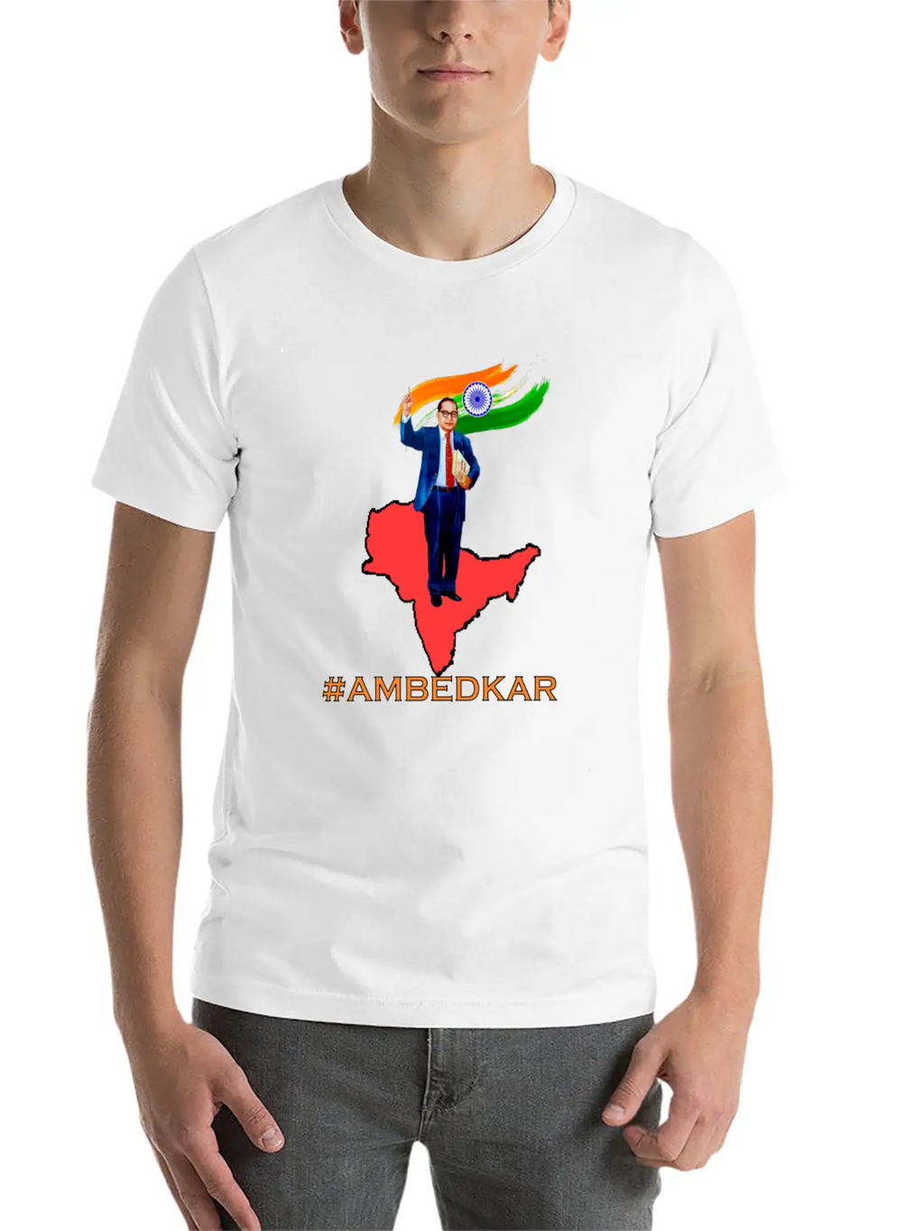 Dr B R AMBEDKAR Casual Graphic T-Shirt – Simple And Comfortable Daily Wear
