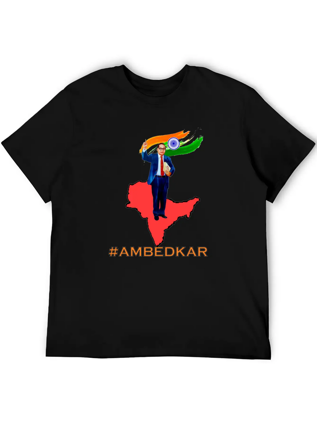 Dr B R AMBEDKAR Casual Graphic T-Shirt – Simple And Comfortable Daily Wear