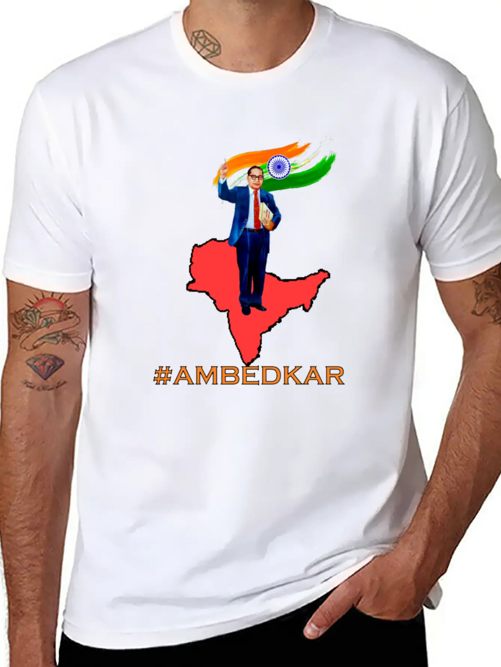 Dr B R AMBEDKAR Casual Graphic T-Shirt – Simple And Comfortable Daily Wear