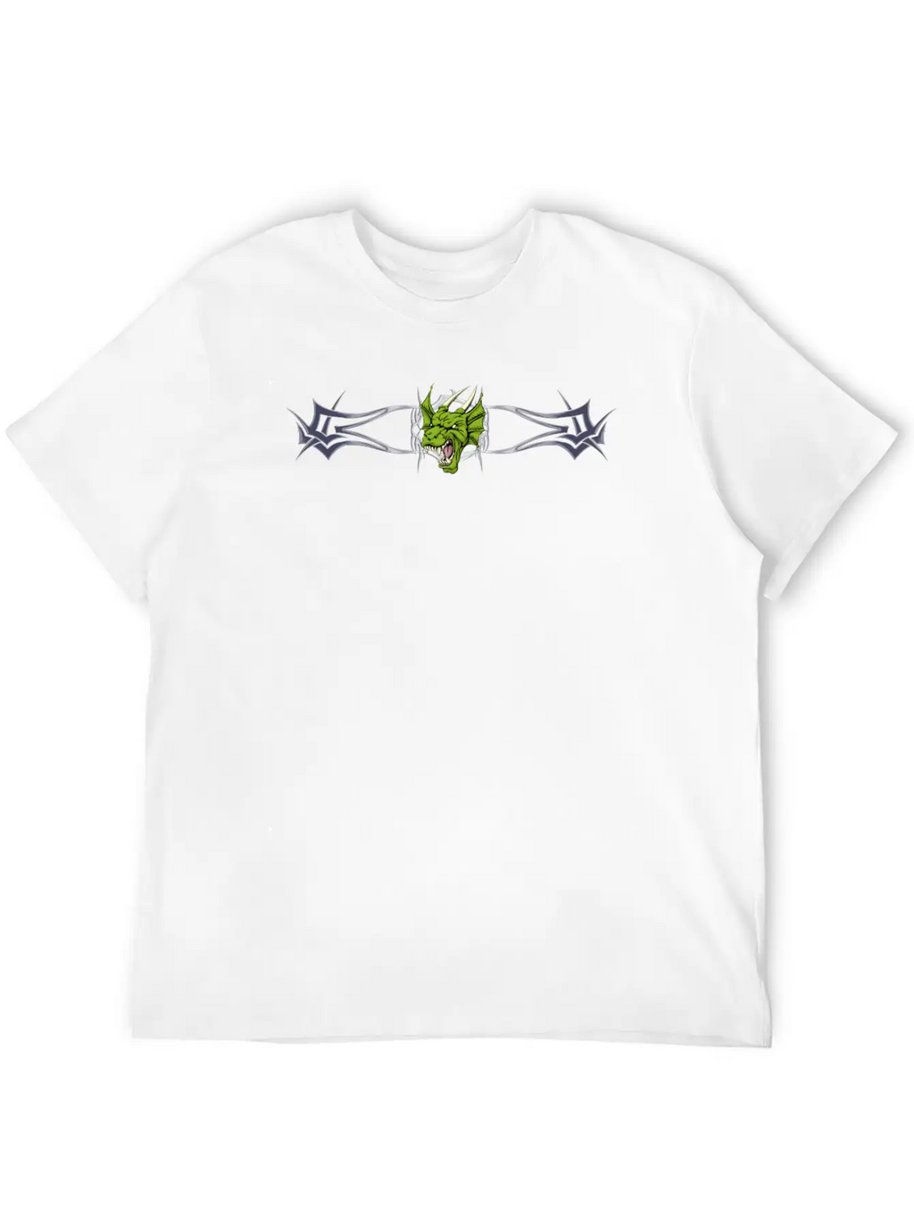 Dragon And Chrome Stylish Everyday T-Shirt – Unisex Basic Cotton Tee