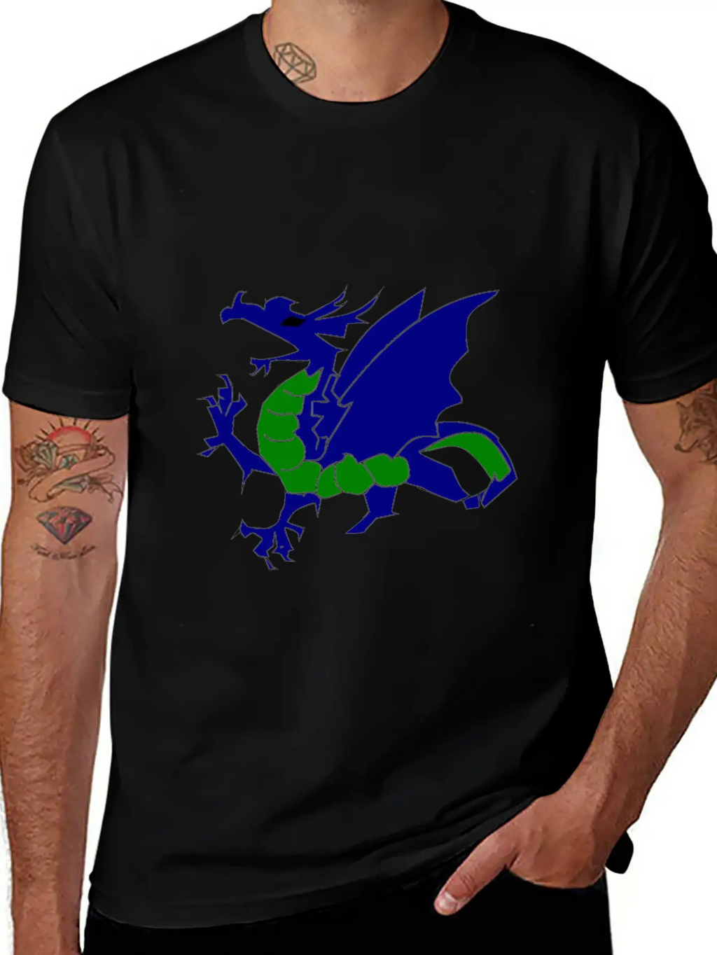 Dragon Classic Fit Graphic Tee For Daily Comfort – Unisex Cotton Shirt