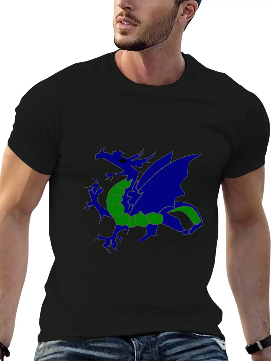 Dragon Classic Fit Graphic Tee For Daily Comfort – Unisex Cotton Shirt