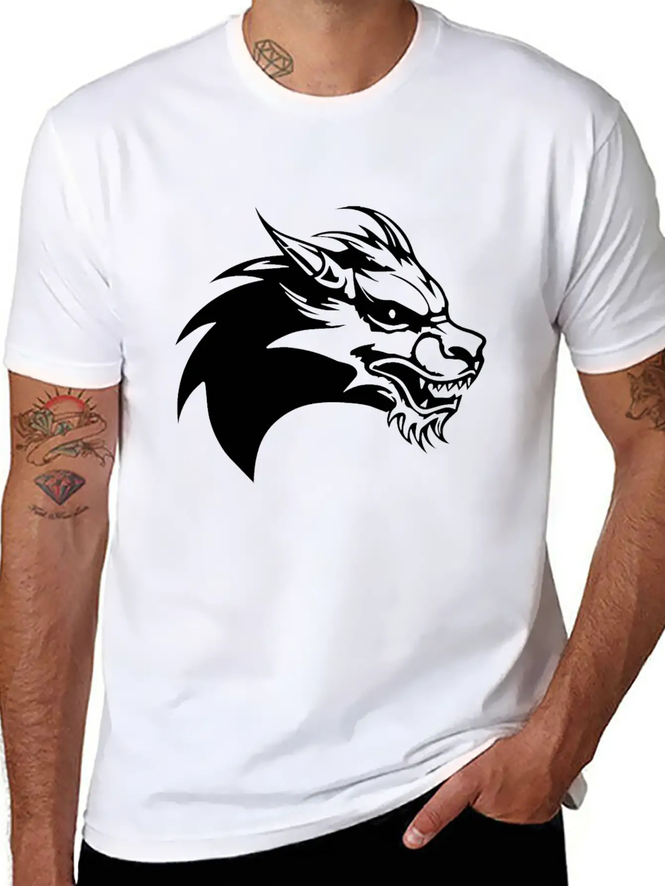 Dragon Mythical Fantasy Serpent Breathable Soft Cotton T-Shirt – Timeless Casual Look