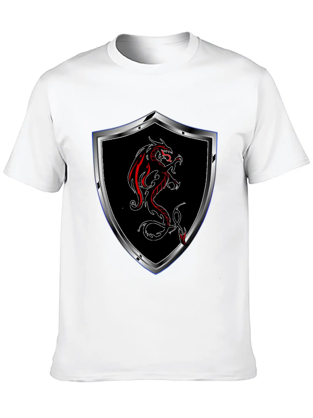 Dragon T-shirt With Dragon Design Breathable Soft Cotton T-Shirt – Timeless Casual Look