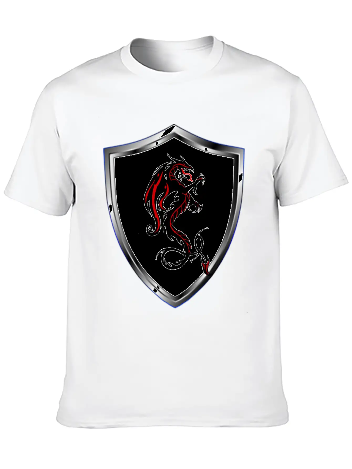 Dragon T-shirt With Dragon Design Breathable Soft Cotton T-Shirt – Timeless Casual Look