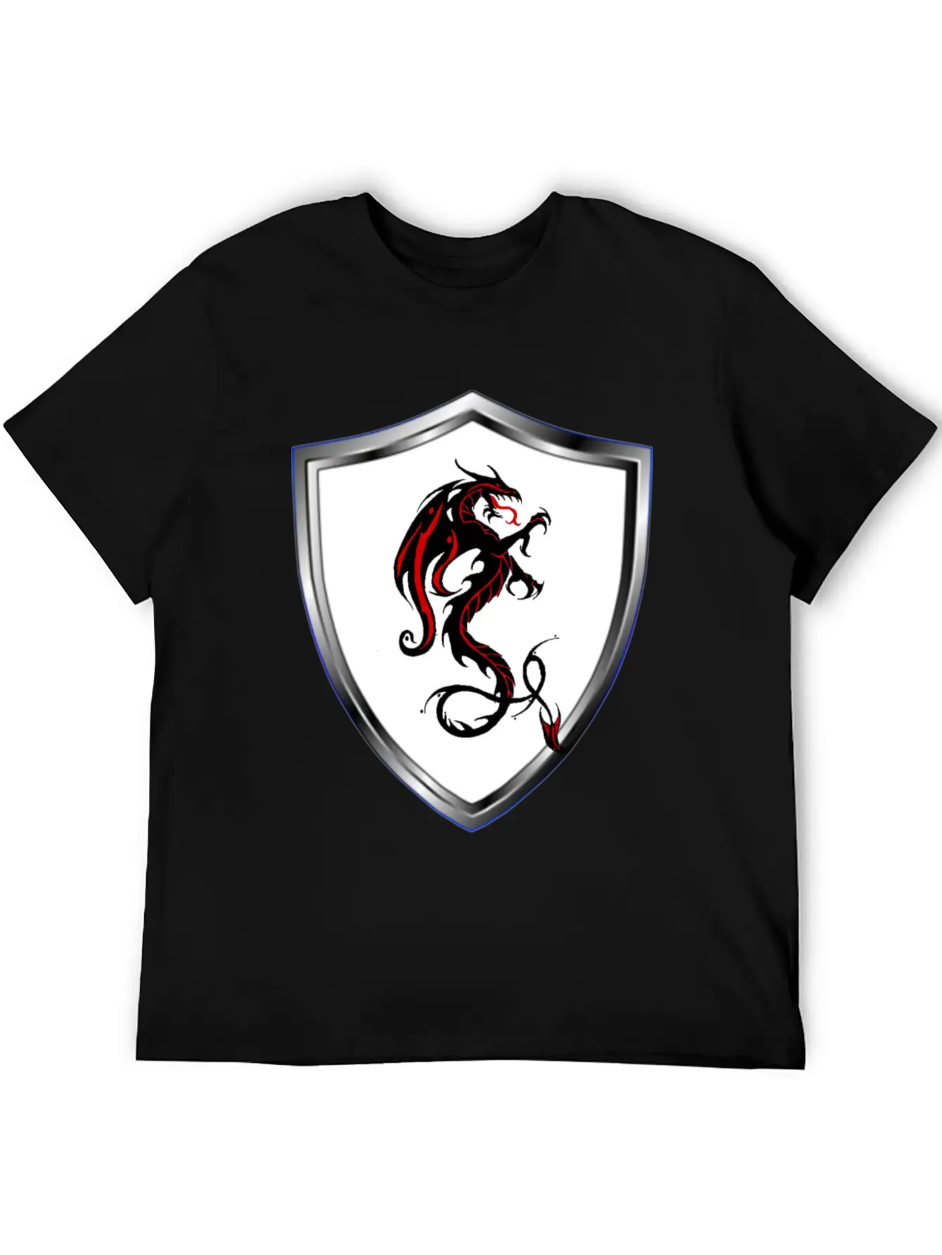 Dragon T-shirt With Dragon Design Breathable Soft Cotton T-Shirt – Timeless Casual Look