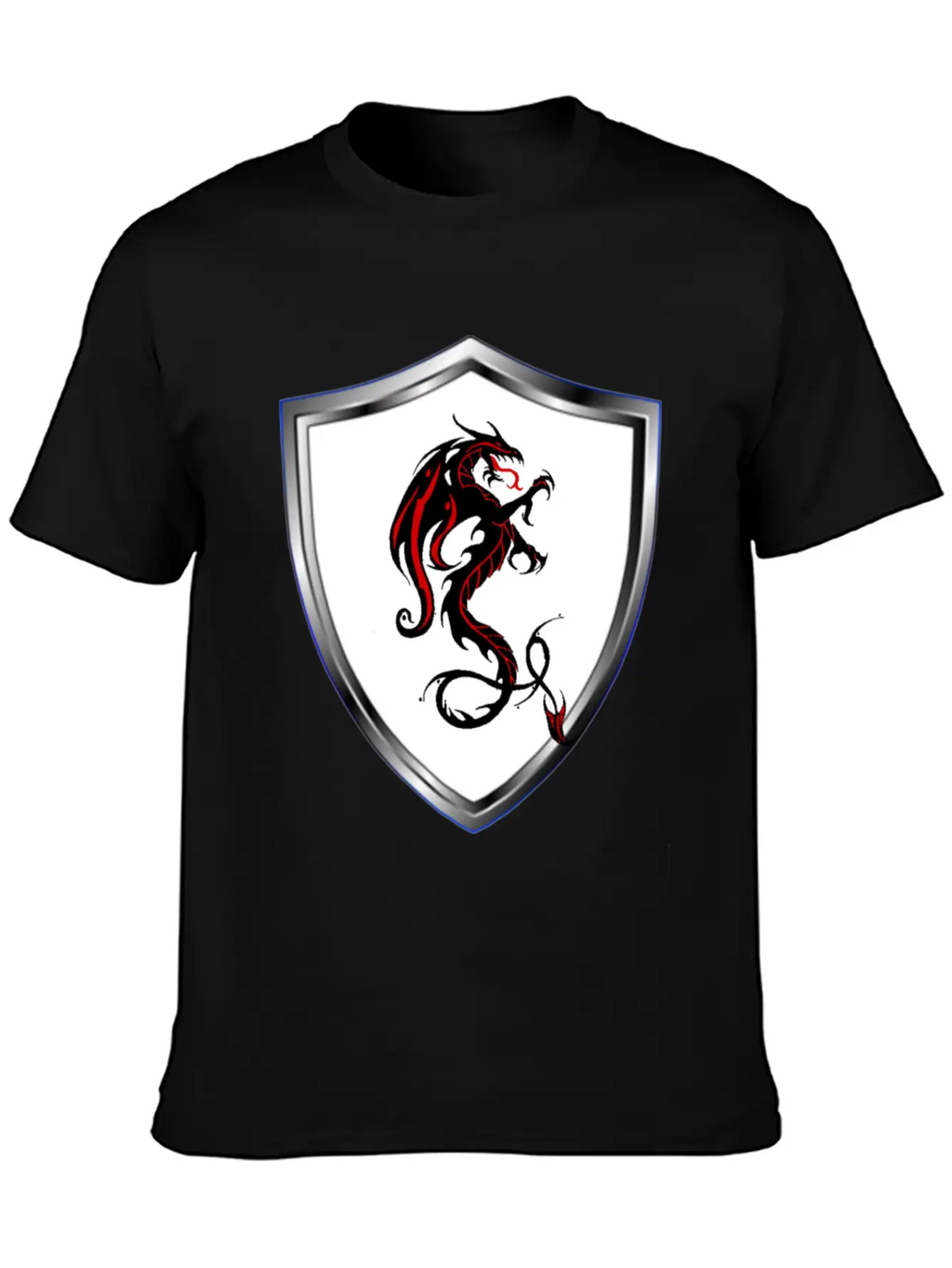 Dragon T-shirt With Dragon Design Breathable Soft Cotton T-Shirt – Timeless Casual Look