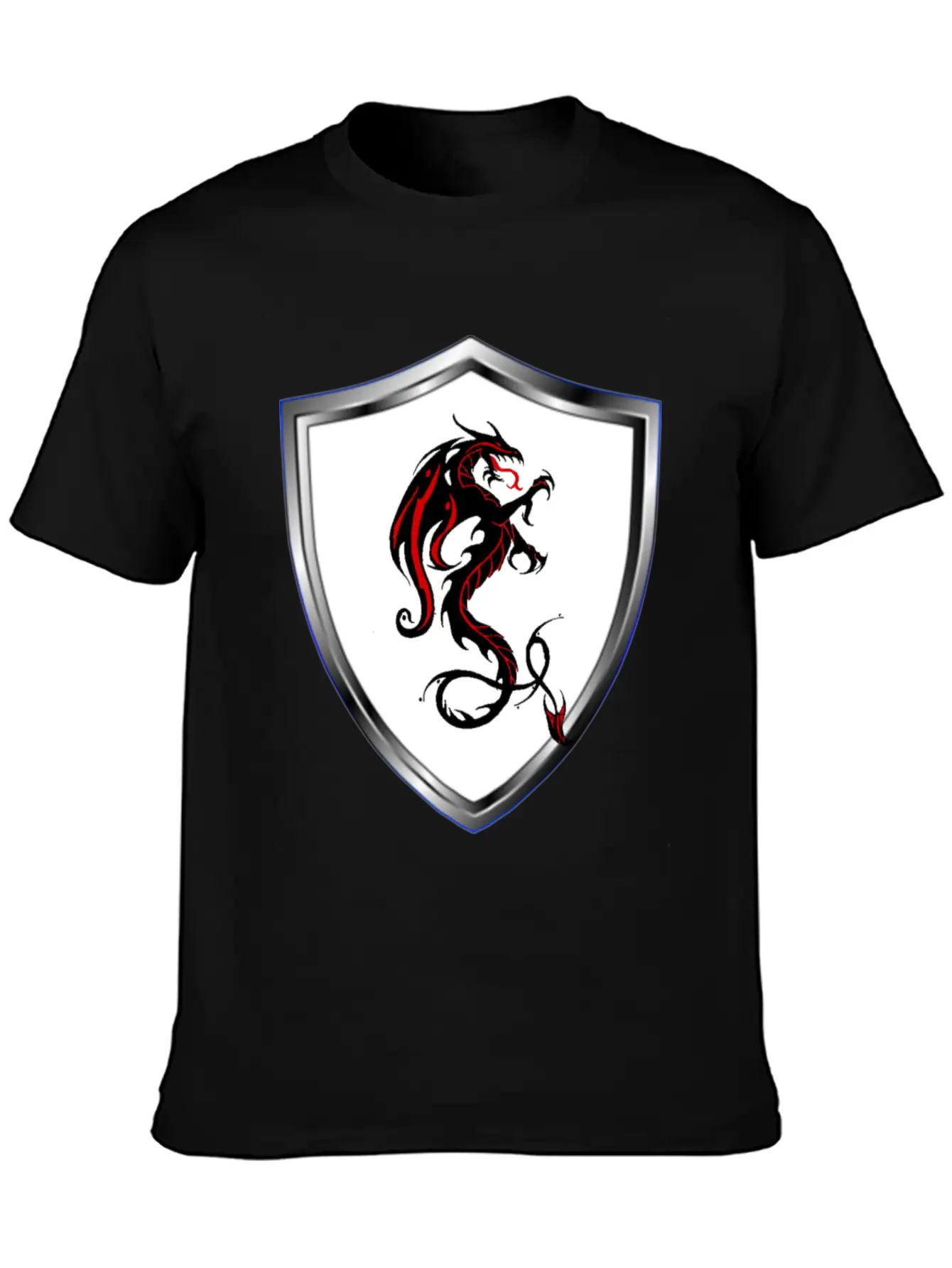 Dragon T-shirt With Dragon Design Breathable Soft Cotton T-Shirt – Timeless Casual Look