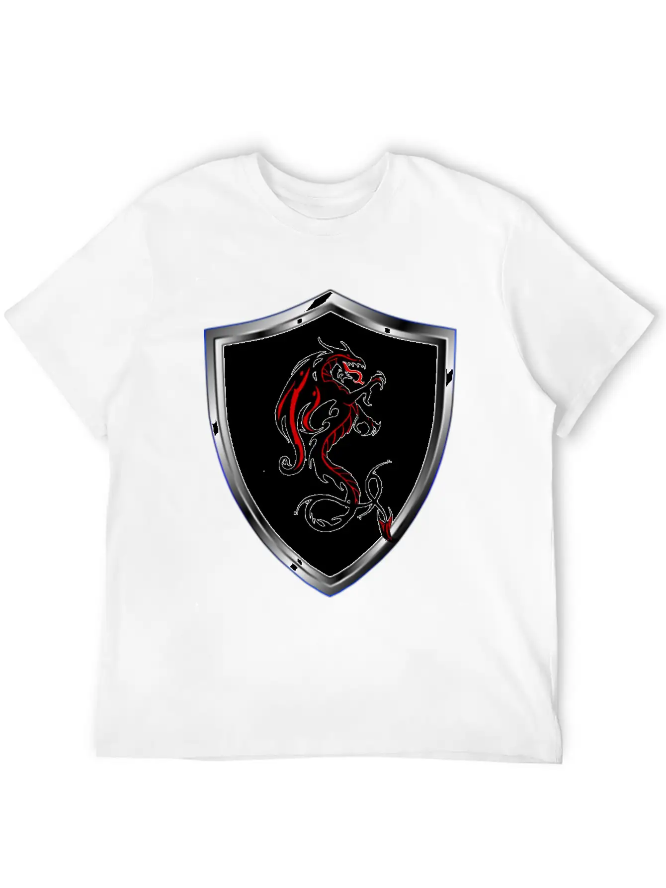 Dragon T-shirt With Dragon Design Breathable Soft Cotton T-Shirt – Timeless Casual Look