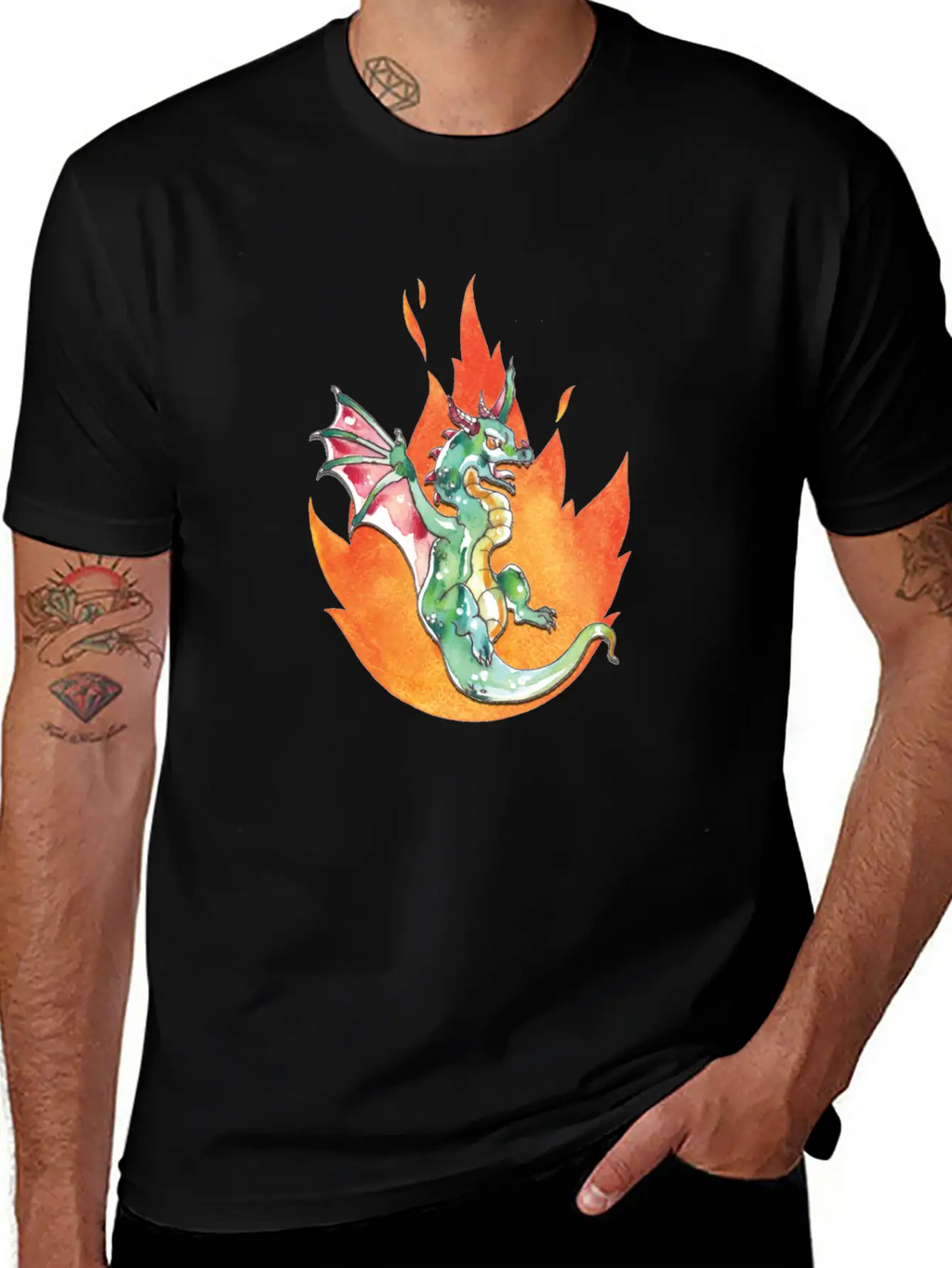 Dragon Unisex Casual T-Shirt – Clean Design For Daily Comfort
