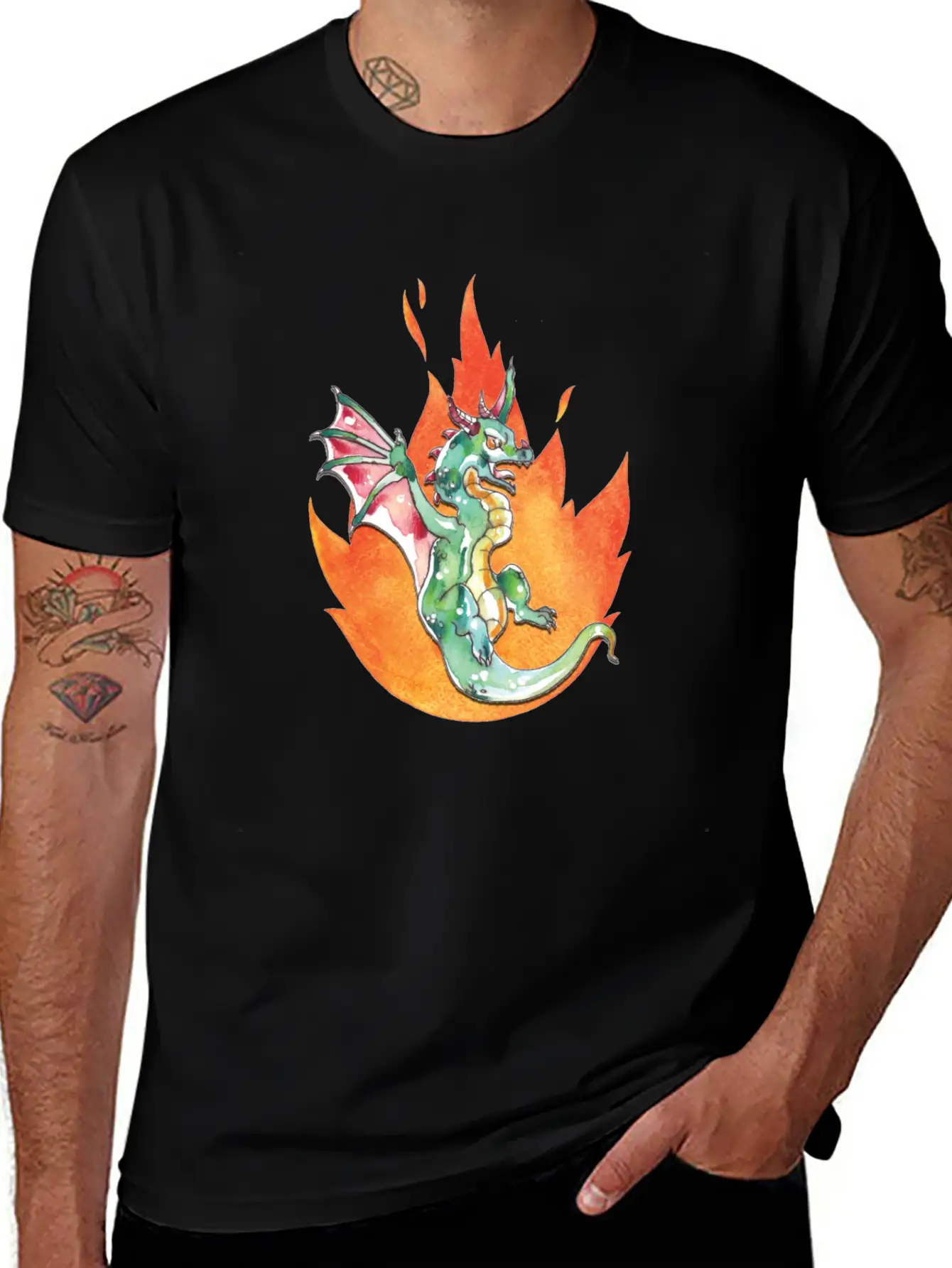 Dragon Unisex Casual T-Shirt – Clean Design For Daily Comfort